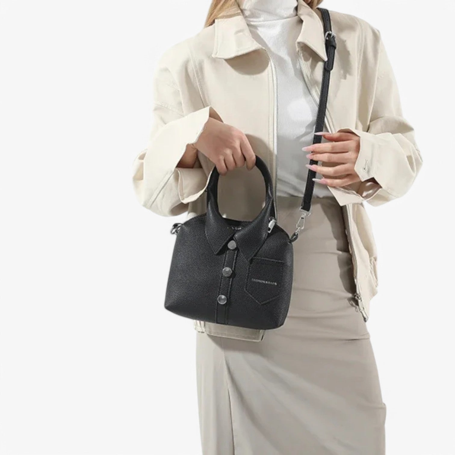 Eleanor | Borsa a tracolla compatta in PU – Design elegante, comodità quotidiana - - bag handbags women bag - Concept Palermo