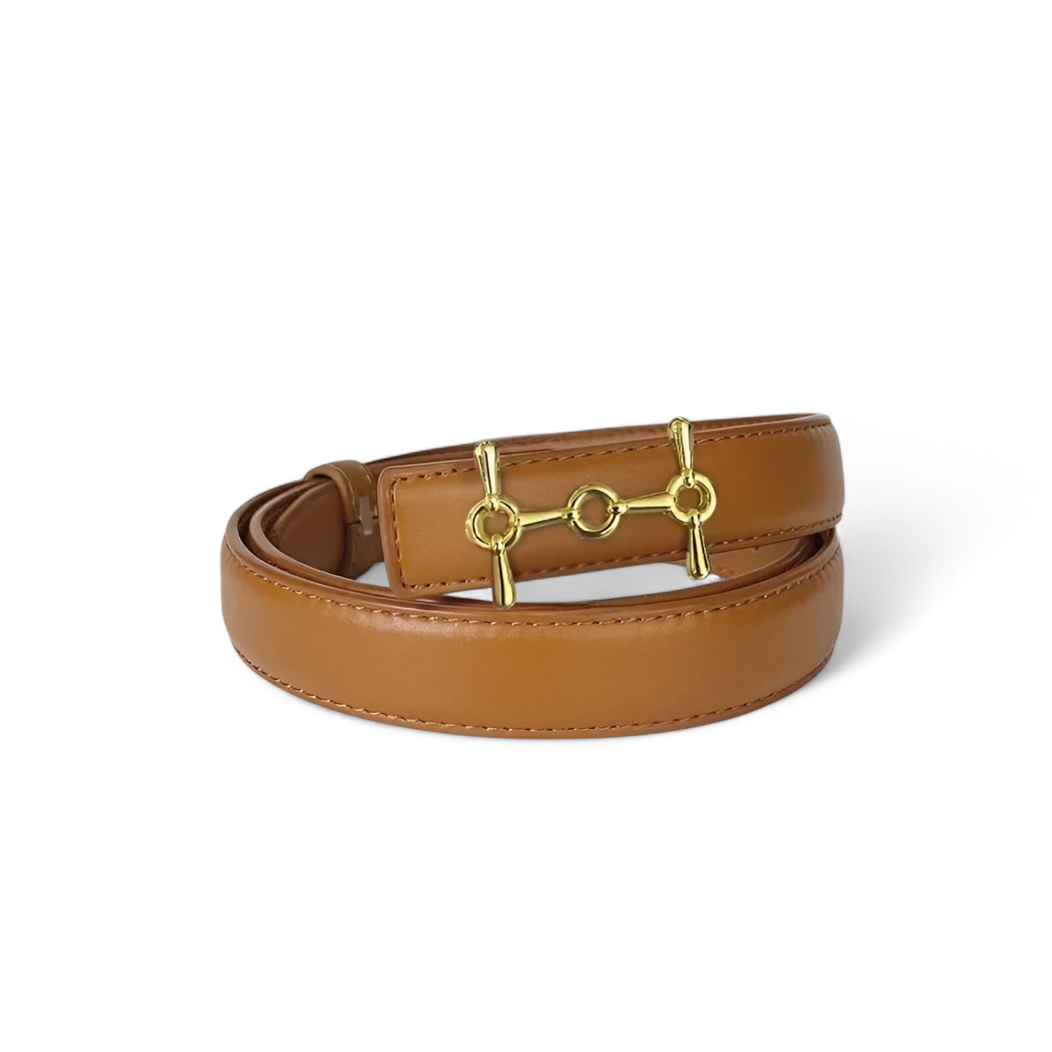 Wrenley | Cintura in pelle elegante – design senza tempo e vestibilità perfetta - cammello 110cm - belts waist belt for women Womens belt - Concept Palermo