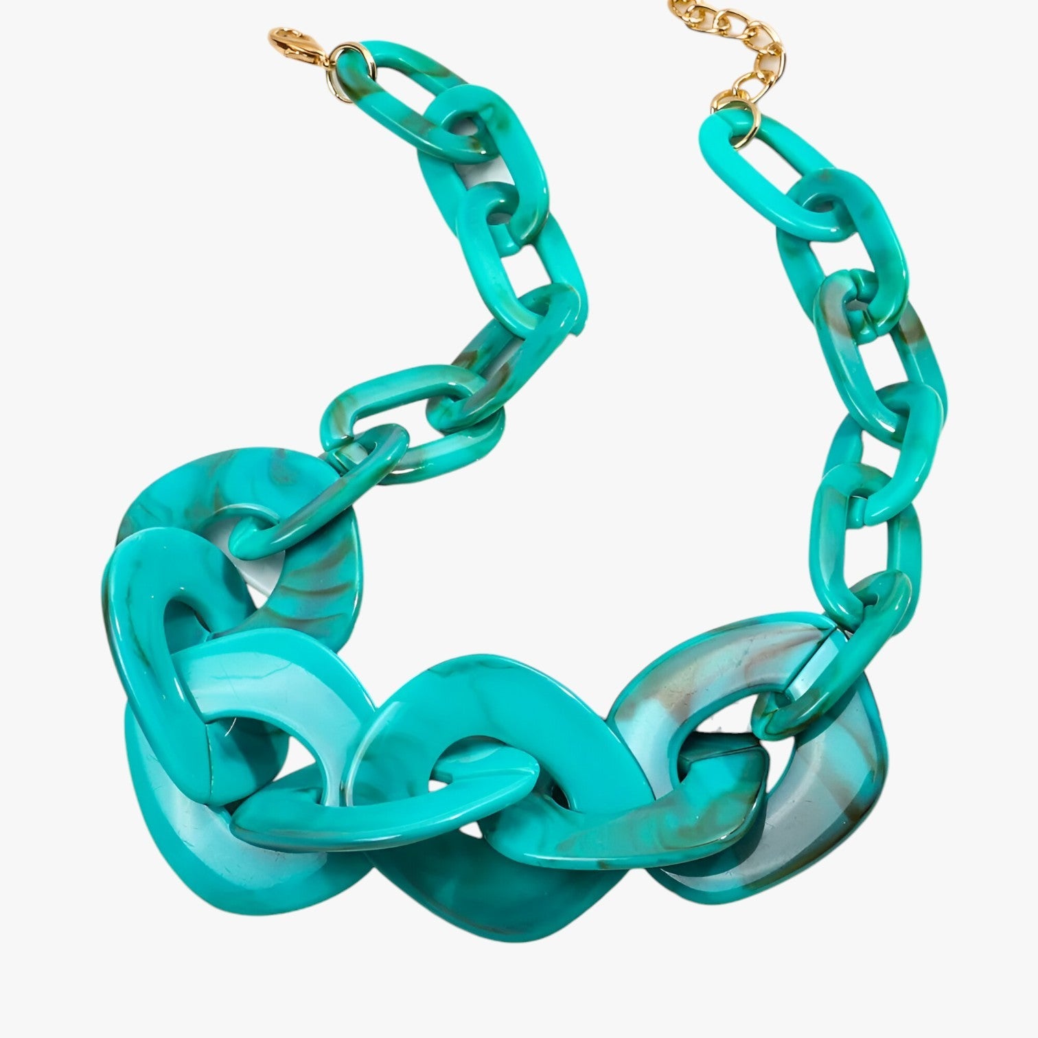 Marissa | Choker geometrica audace – Fai colpo con uno stile rigoroso - Blu turchese - elegant womens necklaces Fashion Necklaces Necklace Necklaces for Women - Concept Palermo