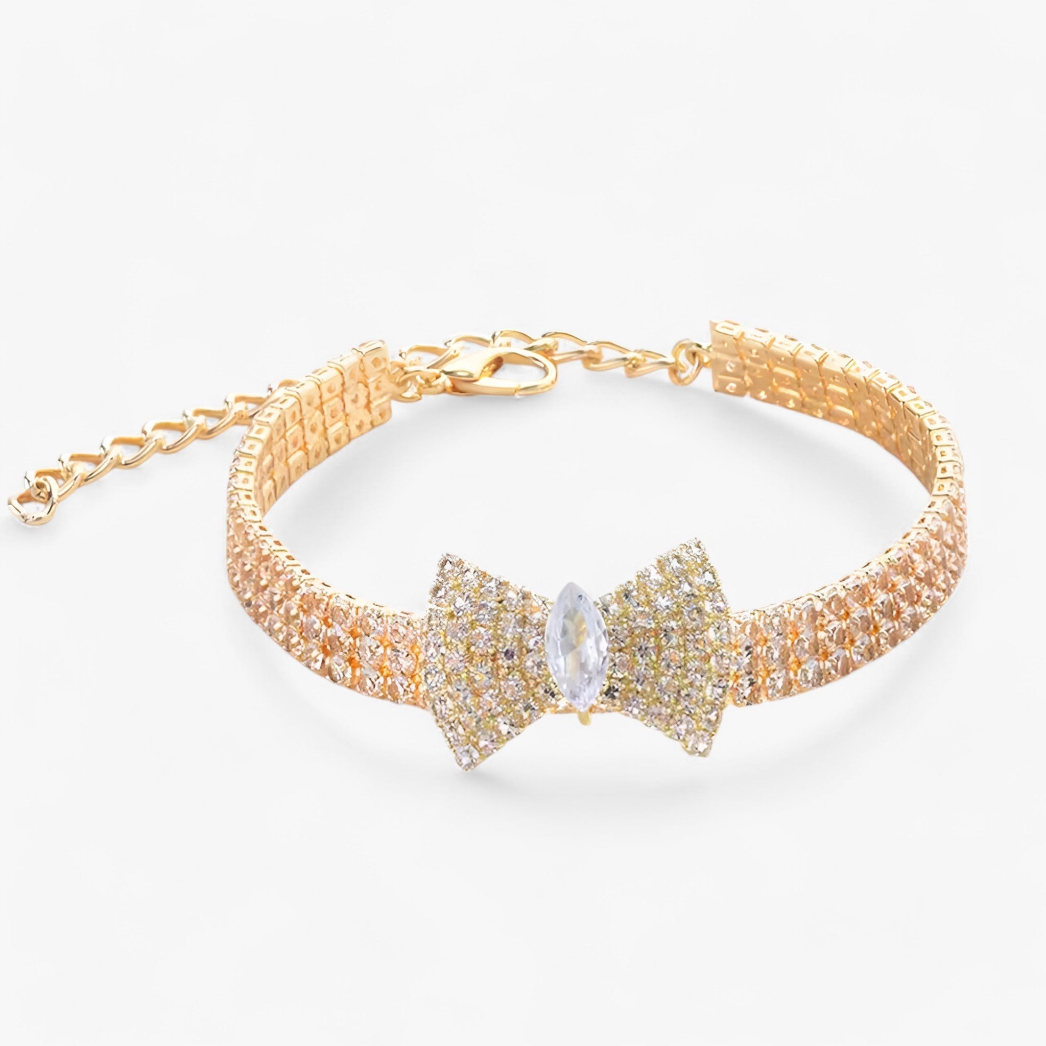 Bella | Collare per gatti Bling con fiocco e cristalli - - - Concept Palermo