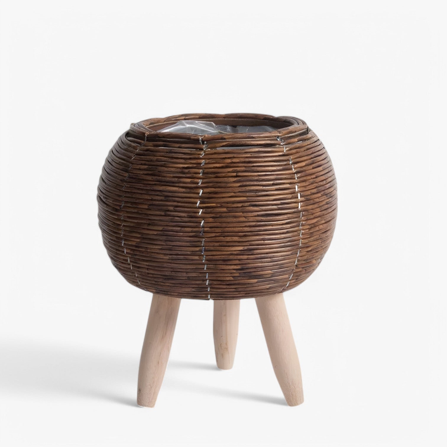 Kosta | Vaso di Fiori Rotan – Stile Elegante per le Sue Piante - Stile 1 Marrone - Garden Garden supplies Home & Garden - Concept Palermo