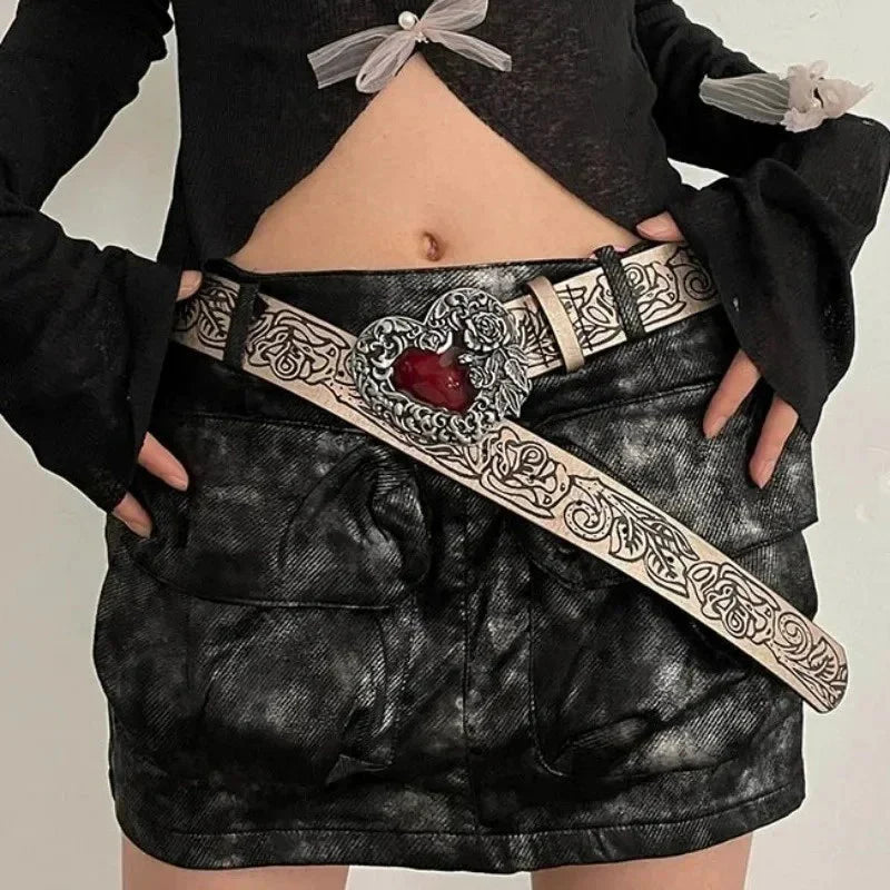Samara | Riem Gothic Punk – Cool, alla moda e perfetto per jeans - - belts waist belt for women Womens belt - Concept Palermo