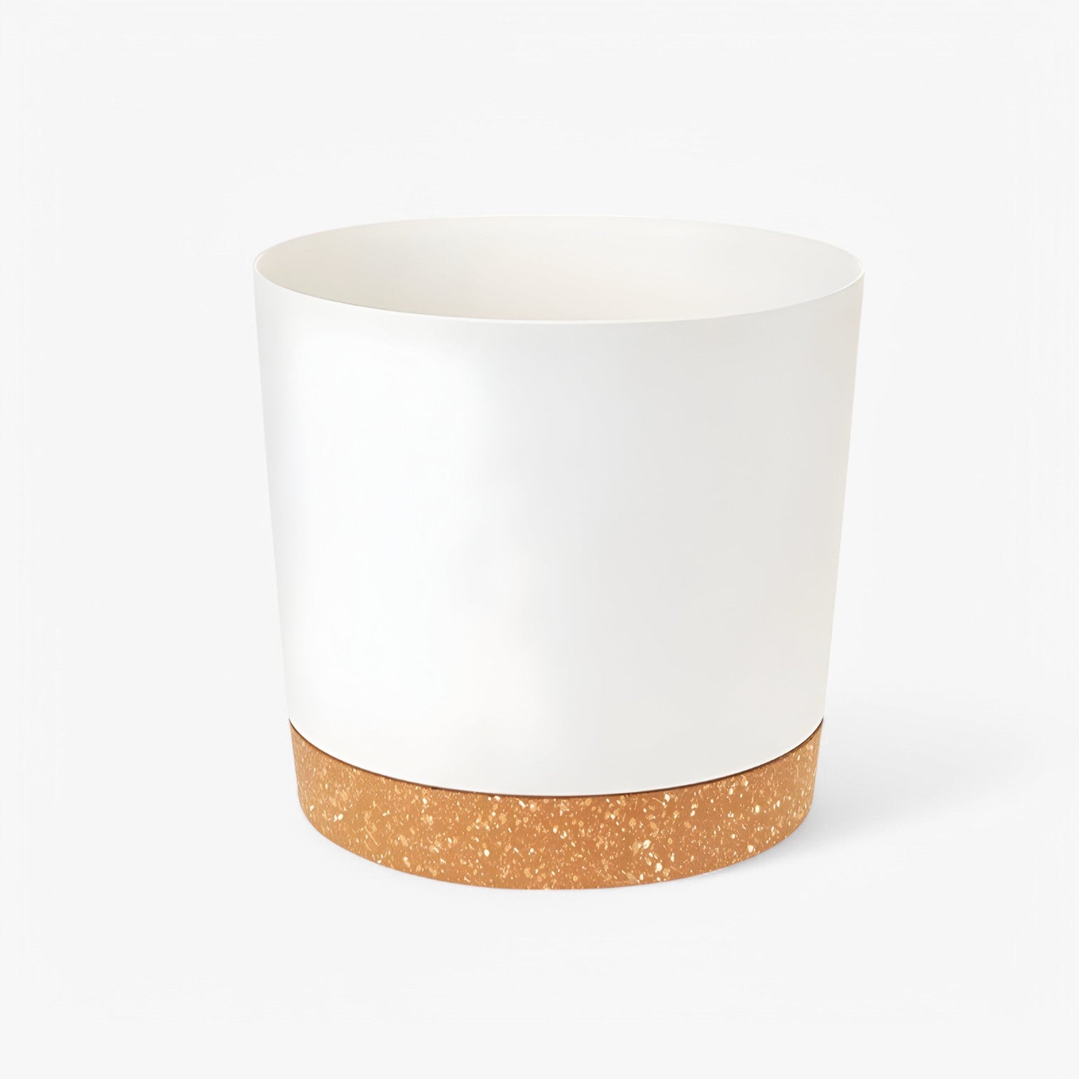 Amancio | Vaso di fiori in plastica elegante - con drenaggio per una crescita sana - Bianco-25cm - Garden Garden supplies Home & Garden - Concept Palermo