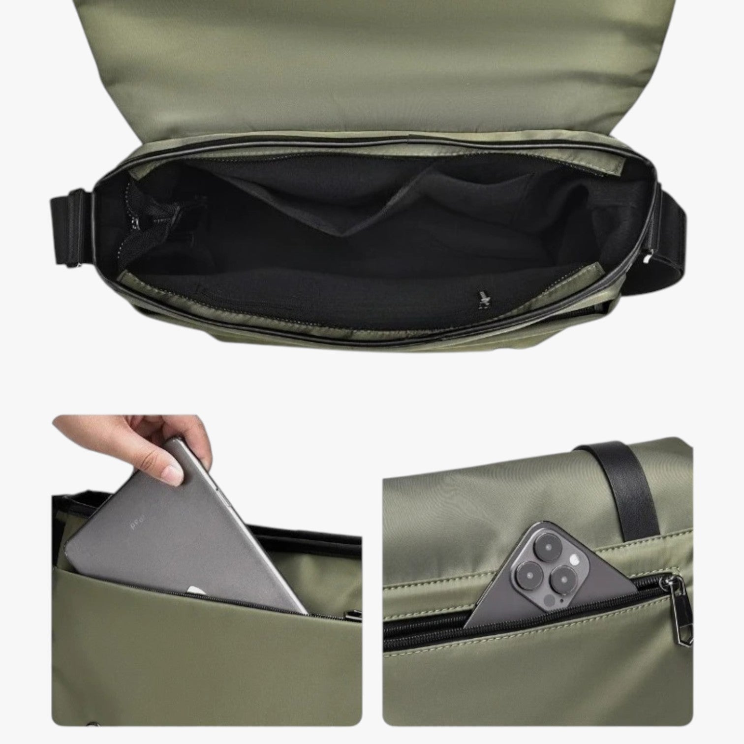 Oscar | Borsa a tracolla leggera e impermeabile da uomo - - Bags bags for men mens bag Shoulder & Crossbody Bags - Concept Palermo