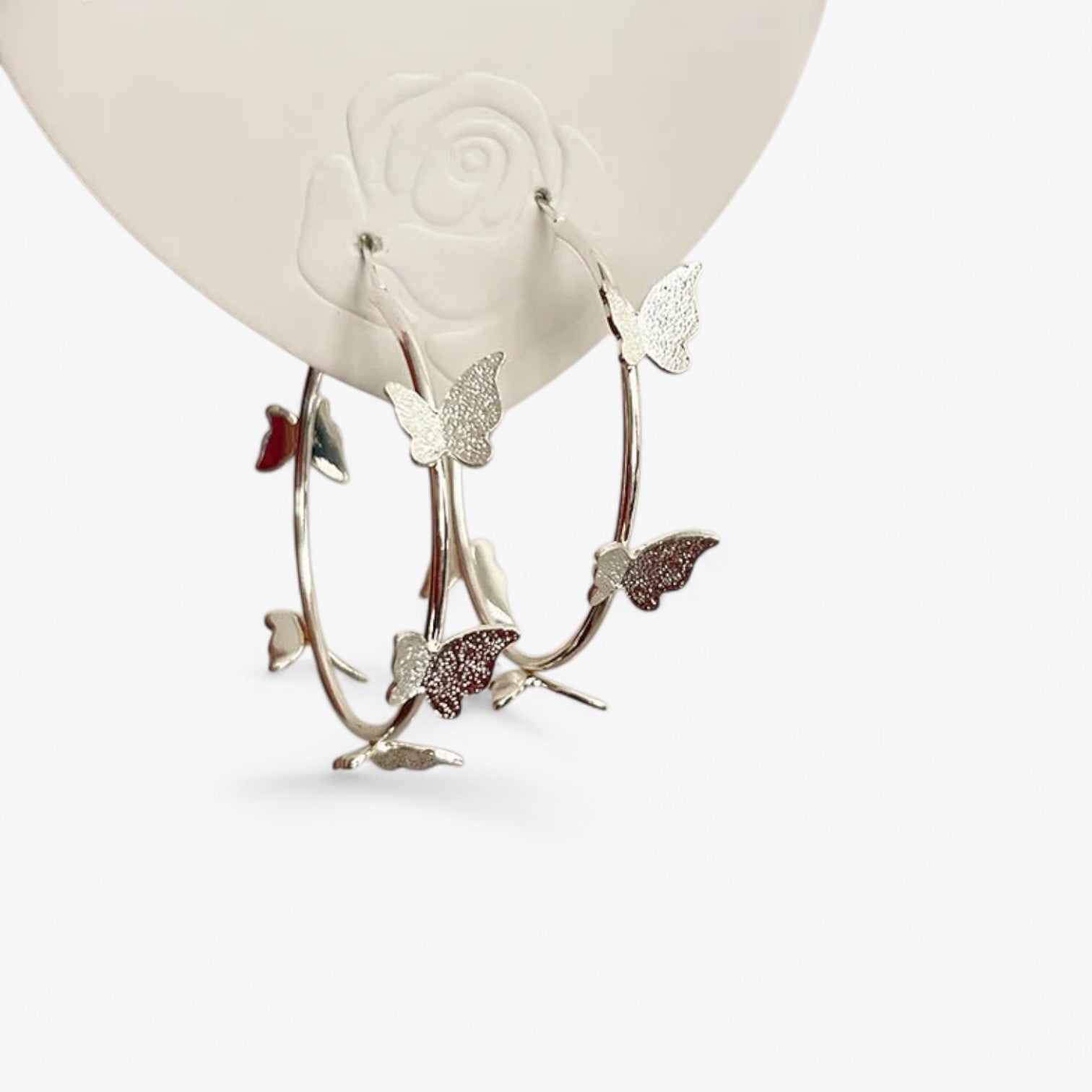 Nancy | Orecchini a cerchio morbidi e trendy – Eleganti, stilosi e leggeri - Argento - Accessories Jewelry womens earring - Concept Palermo