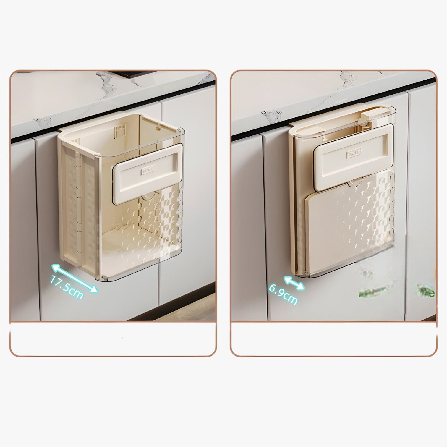 Ava | Cestino sospeso – Grande, elegante e senza odore - - Kitchen kitchen accessory kitchen tools - Concept Palermo