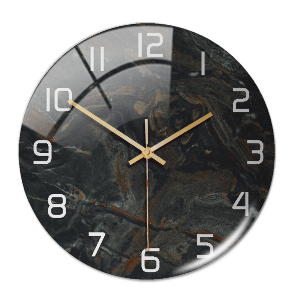 Orologio in marmo senza tempo - Nero - clocks - Concept Palermo