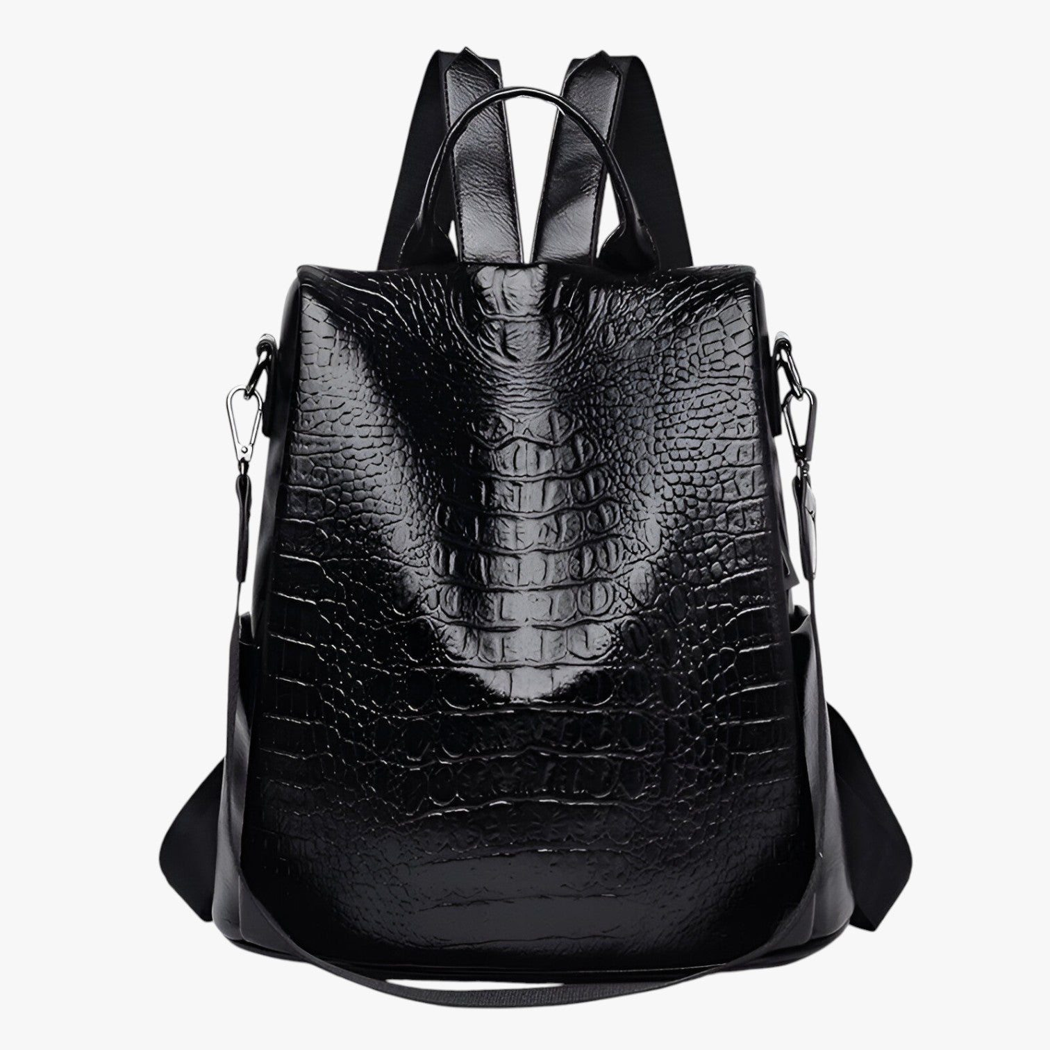 Mackenzie | Zaino in pelle morbida antiscippo di lusso - nero 31x32x16(cm) - Bags women bags Women's handbags - Concept Palermo
