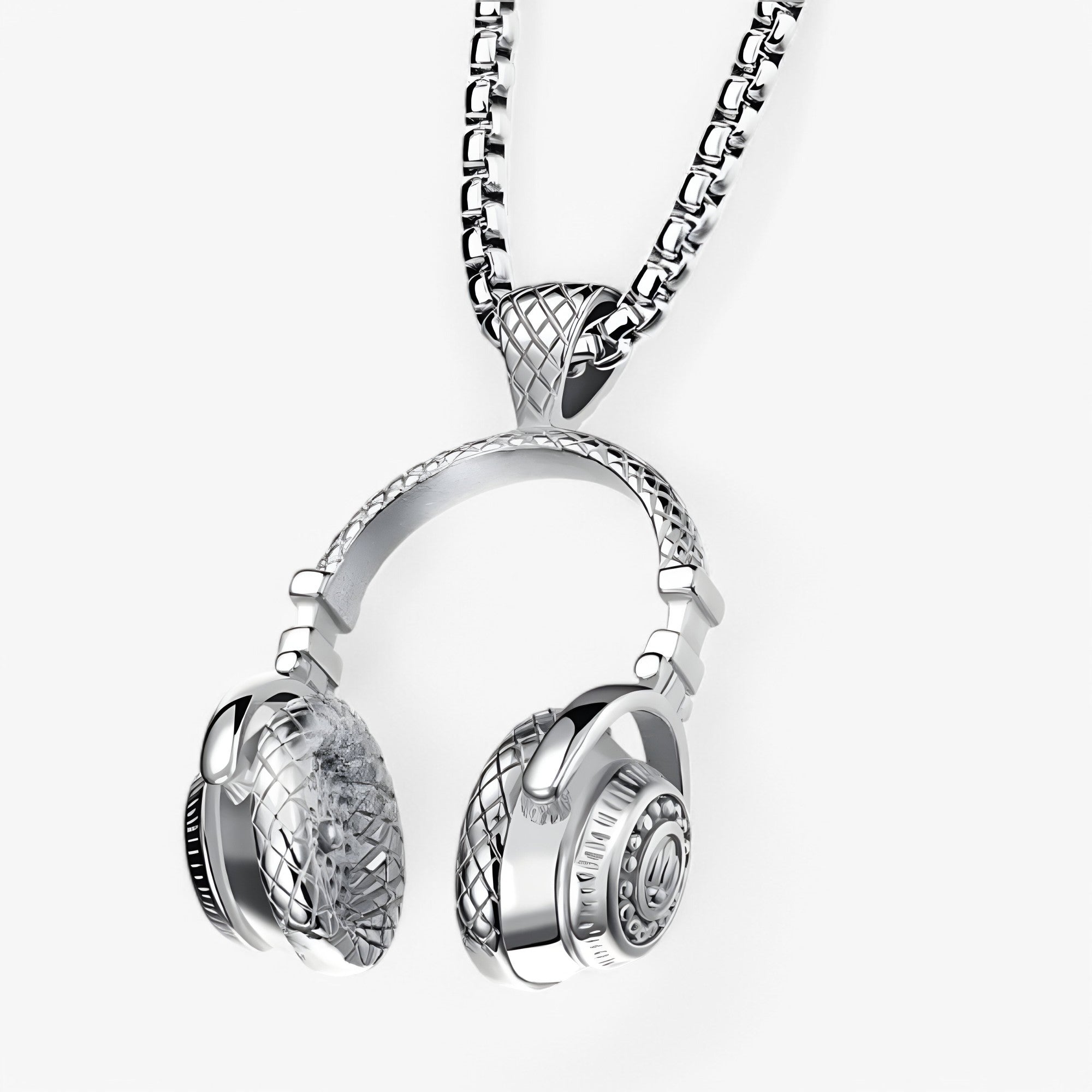 Jaxon | Catena per cuffie punk – Dichiarazione cool e alla moda - Argento - Necklace necklace for men NECKLACES - Concept Palermo