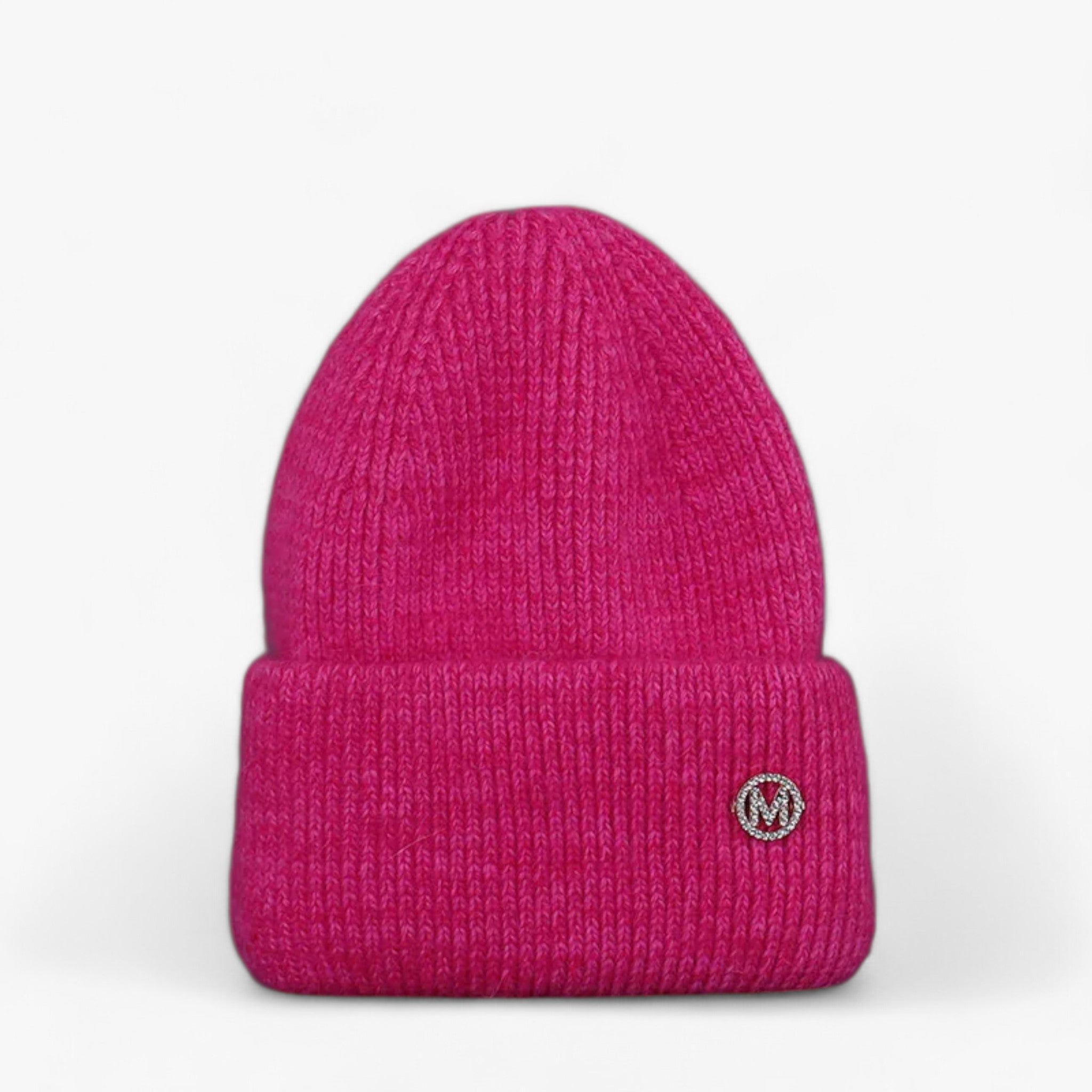 Elle | Cappello invernale: calore lussuoso con vera pelliccia di coniglio - Rosa Barbie con M 54cm-60cm - bucket hats hat Sun Hats - Concept Palermo