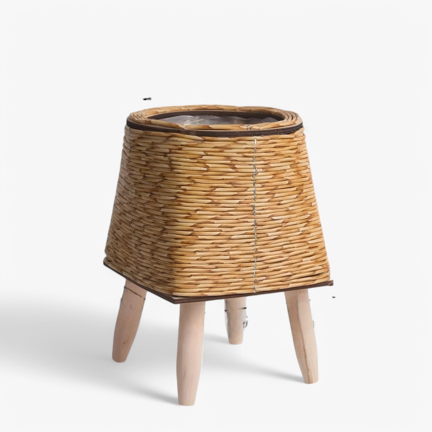 Kosta | Vaso di Fiori Rotan – Stile Elegante per le Sue Piante - Stile 2 Beige - Garden Garden supplies Home & Garden - Concept Palermo