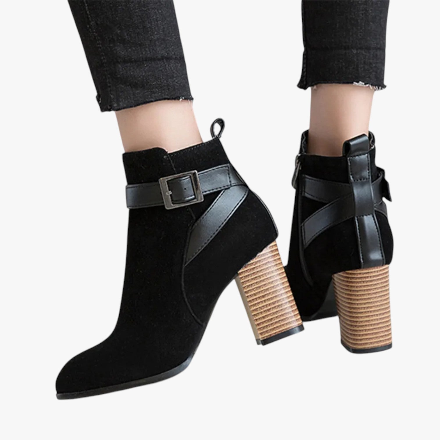 Eberta | Stivali alti da donna con fibbia – Eleganza e comodità per l'autunno/inverno - - BOOTS Boots & Shoes womens boots - Concept Palermo