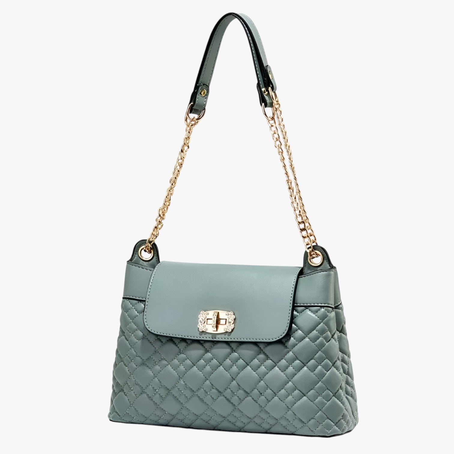 Isla | Borsa secchiello a tracolla elegante e pratica - Verde - Bags handbags women bags Women's handbags - Concept Palermo