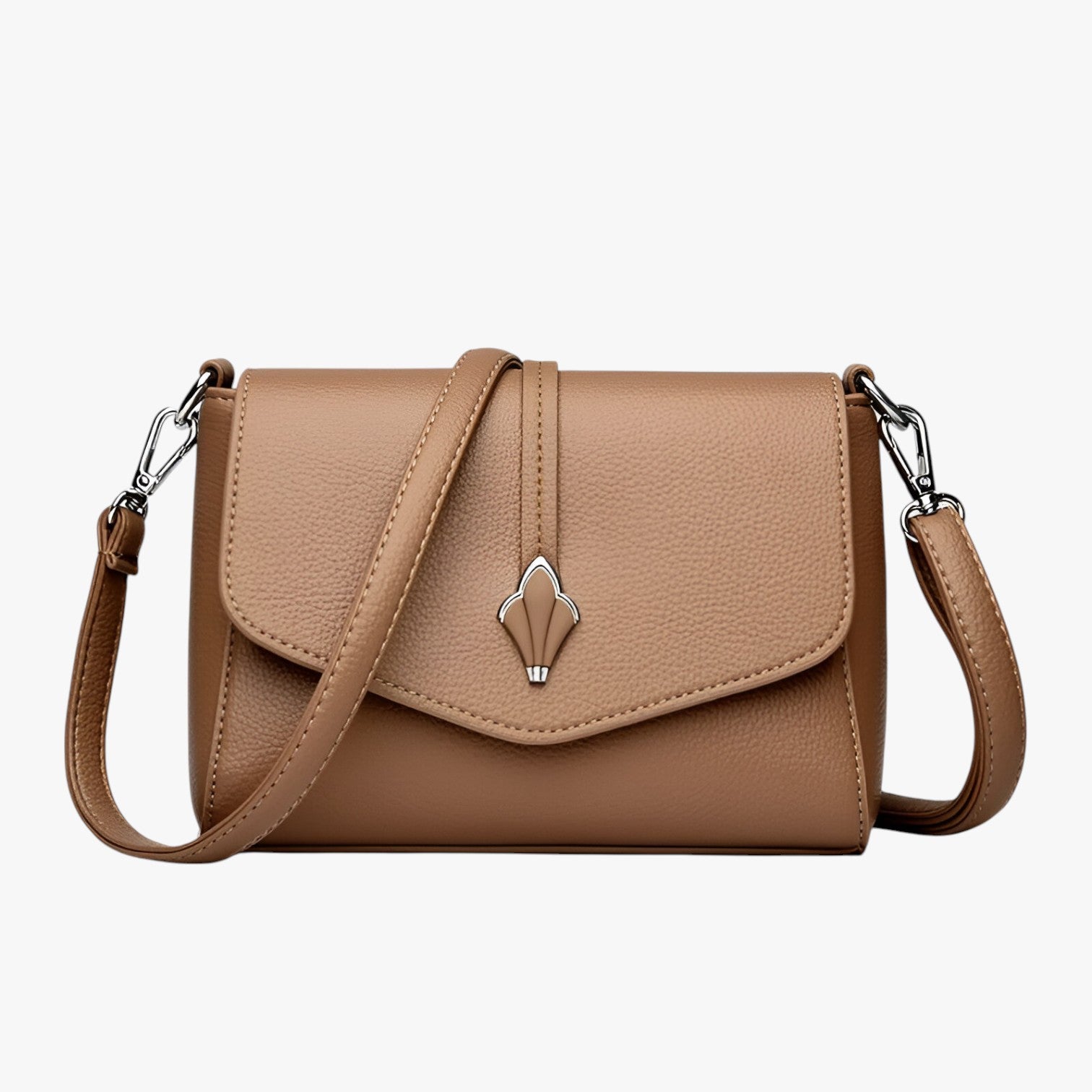 Julianna | Borsa a tracolla in pelle PU di lusso - Khaki - handbags women bags Women's handbags Women's shoulder bag - Concept Palermo