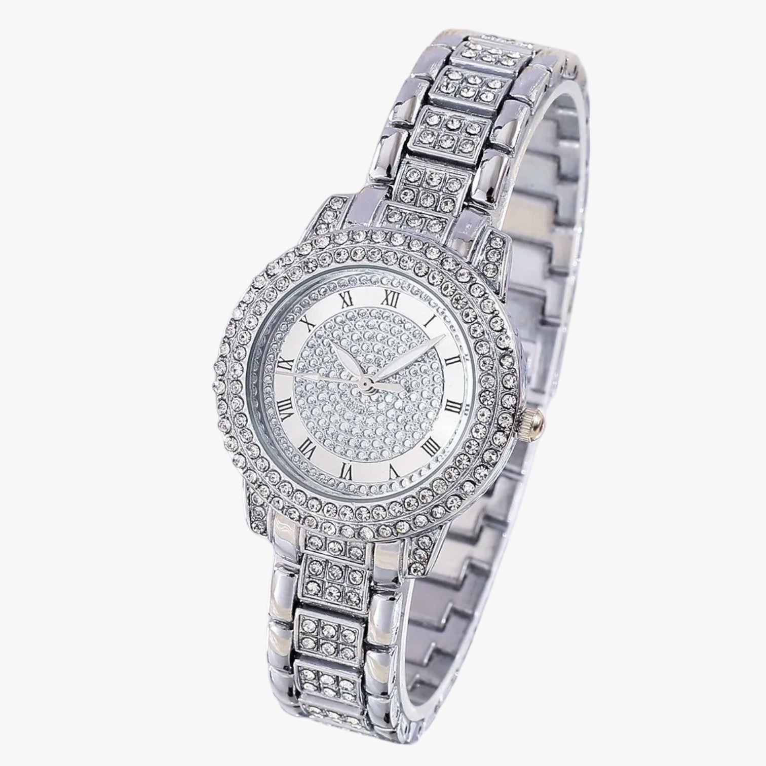 Evelynn | Elegante orologio in acciaio e cristallo da donna - argento - female watch ladies watch watch watch for women watches - Concept Palermo