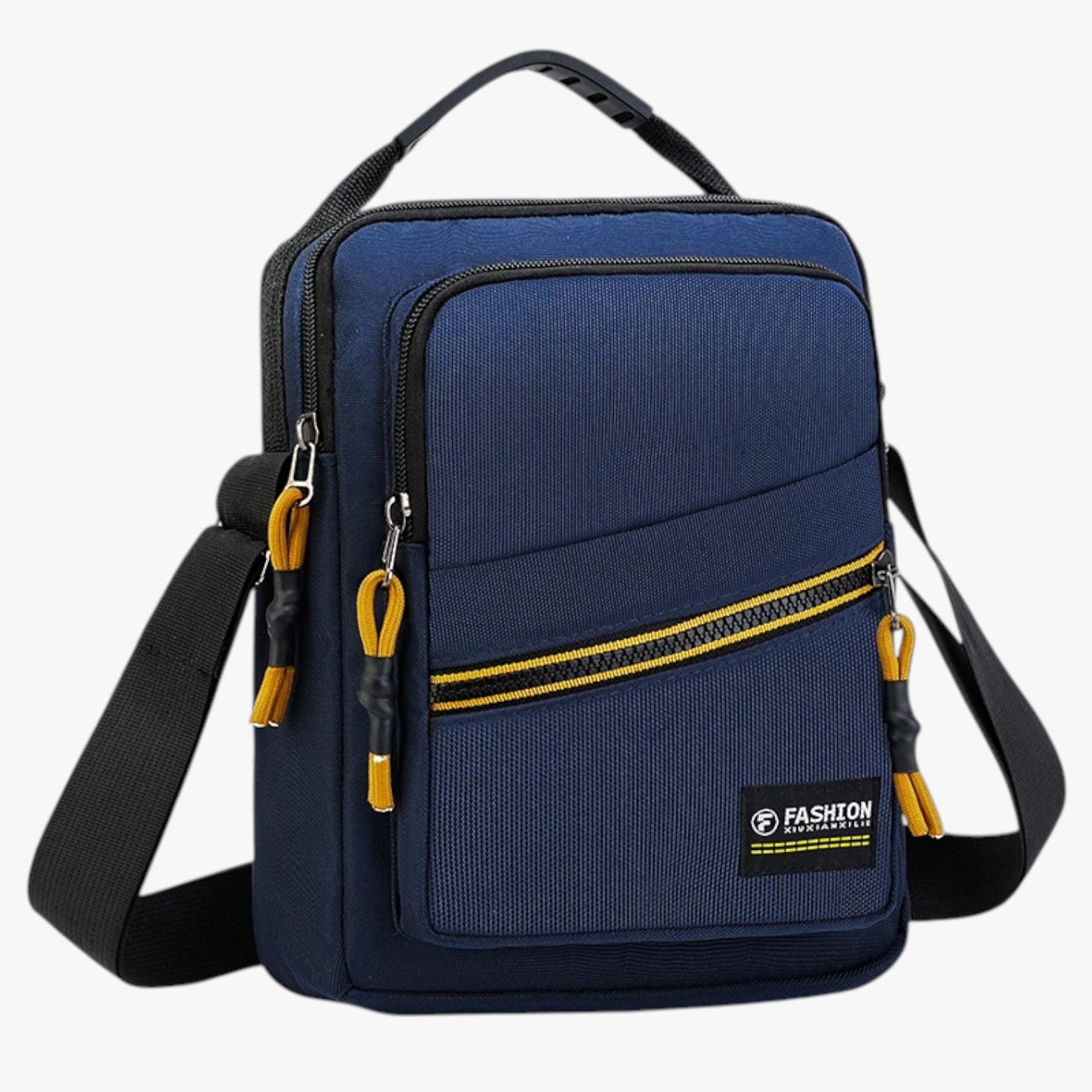 Zain | Borsa messenger antifurto da viaggio uomo - Blu - bag Bags bags for men Crossbody Bags mens bag Shoulder & Crossbody Bags - Concept Palermo