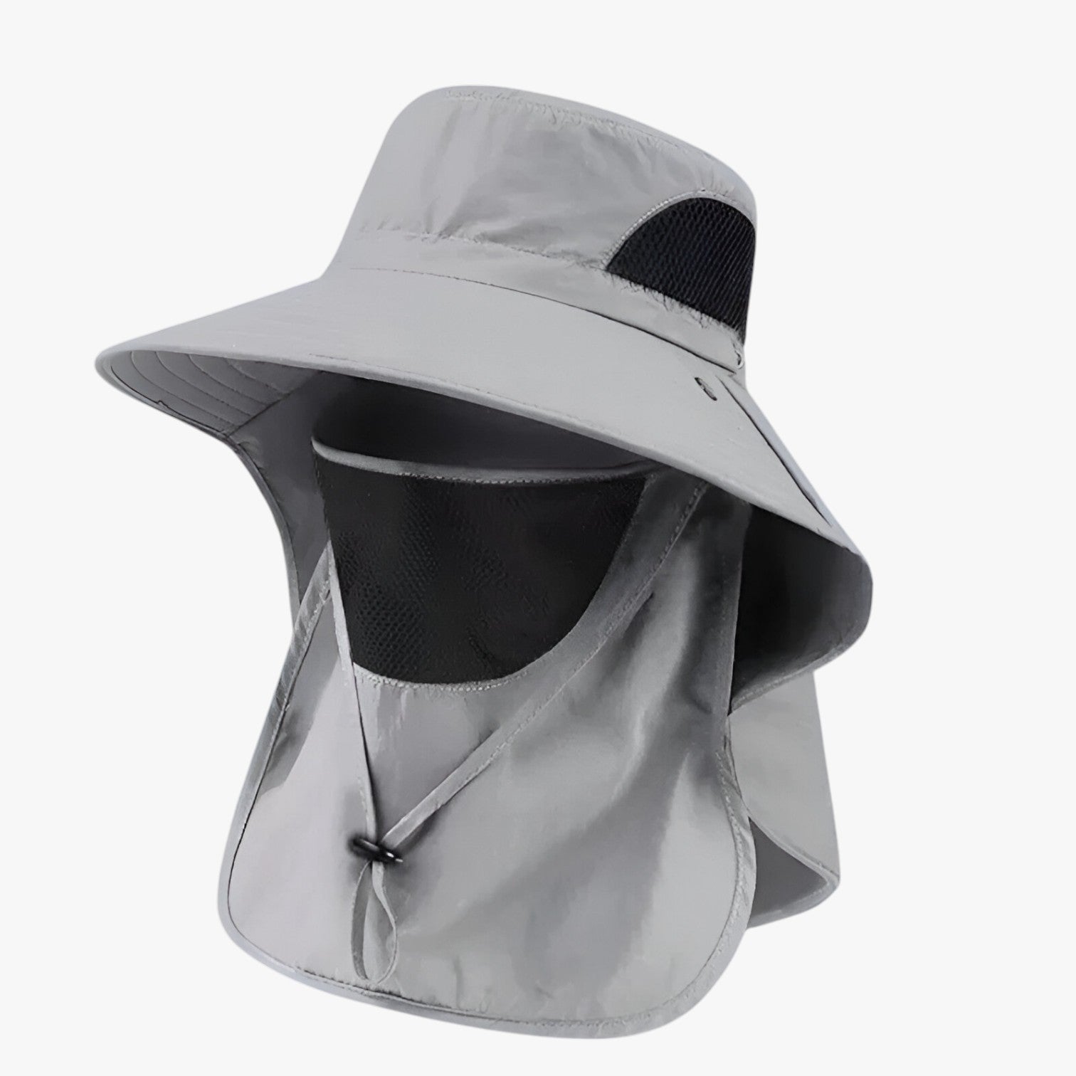 Dereck | Scarpa da pesca protettiva UV con maschera - grigio chiaro Taglia unica - bucket hats mens accessory Sun Hats - Concept Palermo