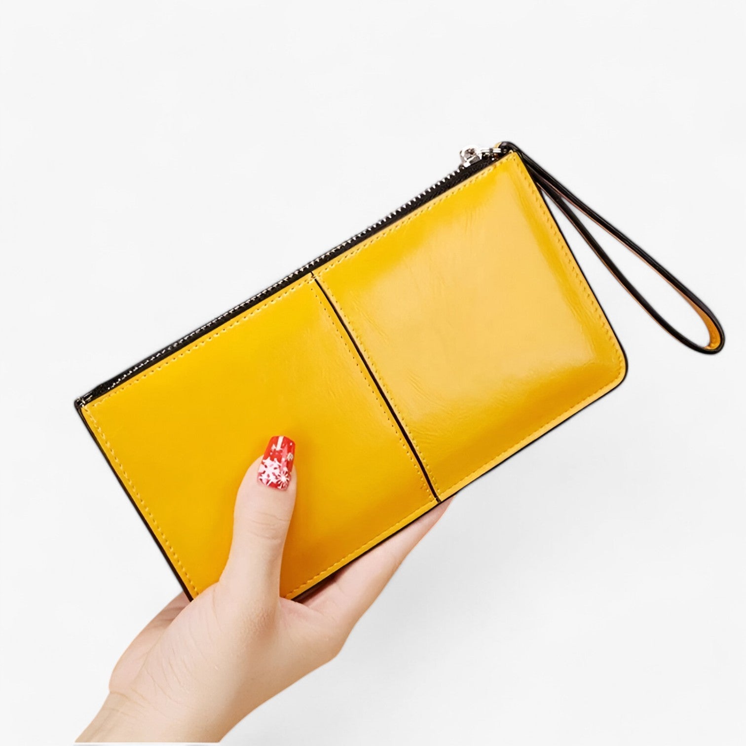 Darya | Borsa Vintage in PU Pelle – Grande Capacità e Stile Elegante per Donne - giallo - accessories women wallet womens wallet - Concept Palermo