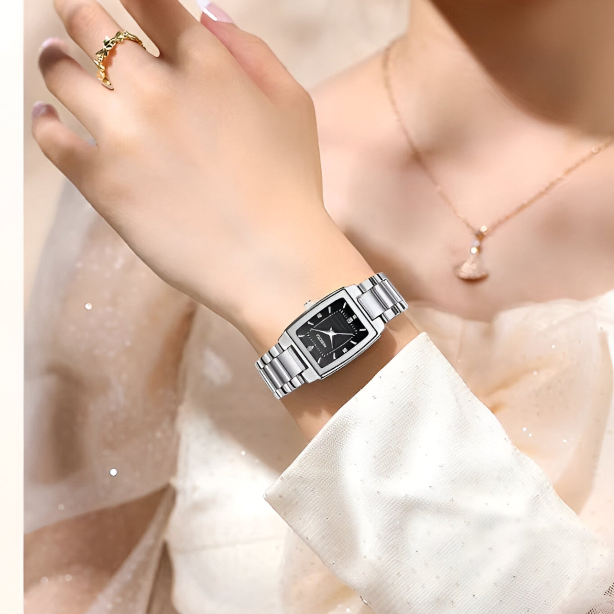 Aurora | Orologio da donna di lusso in acciaio inossidabile - - watch for women - Concept Palermo