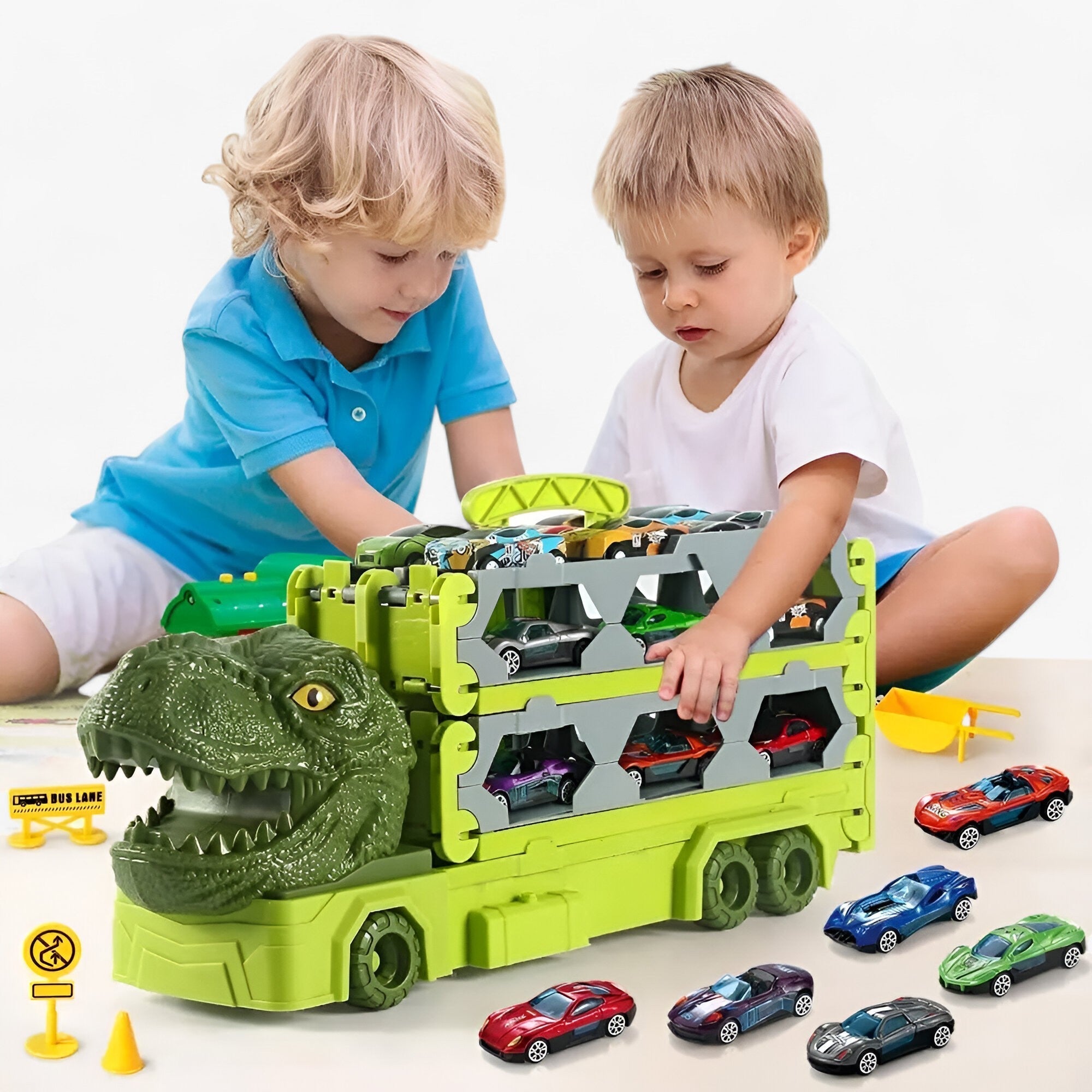 Camion da corsa dei dinosauri Rex - Divertimento senza fine - - Christmas gift gift kids toys toys toys & gifts - Concept Palermo