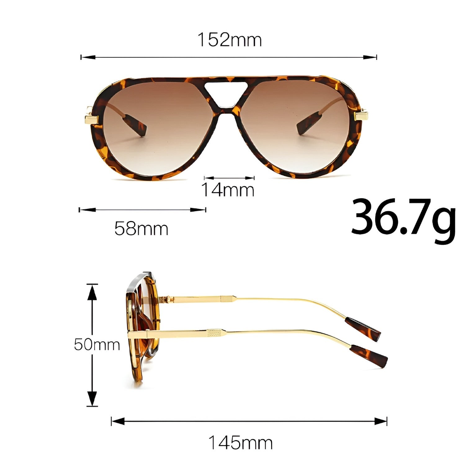 Arely | Occhiali da sole alla moda con lenti gradientate eleganti - - polarized sunglasses women Sunglasses - Concept Palermo