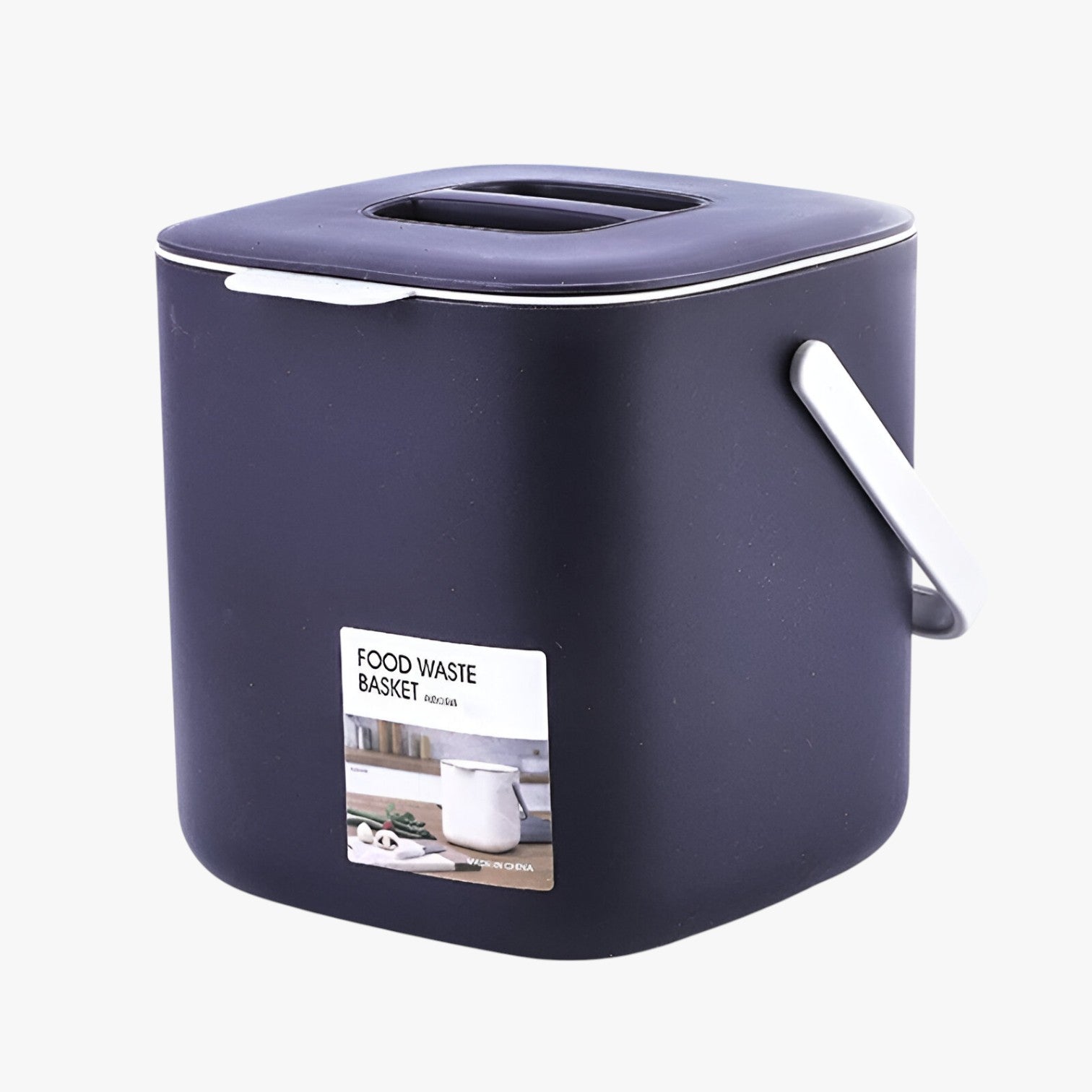 Kristi | Cestino per compostaggio senza odori e facile da usare con coperchio - Prugna - Kitchen kitchen accessory kitchen tools - Concept Palermo