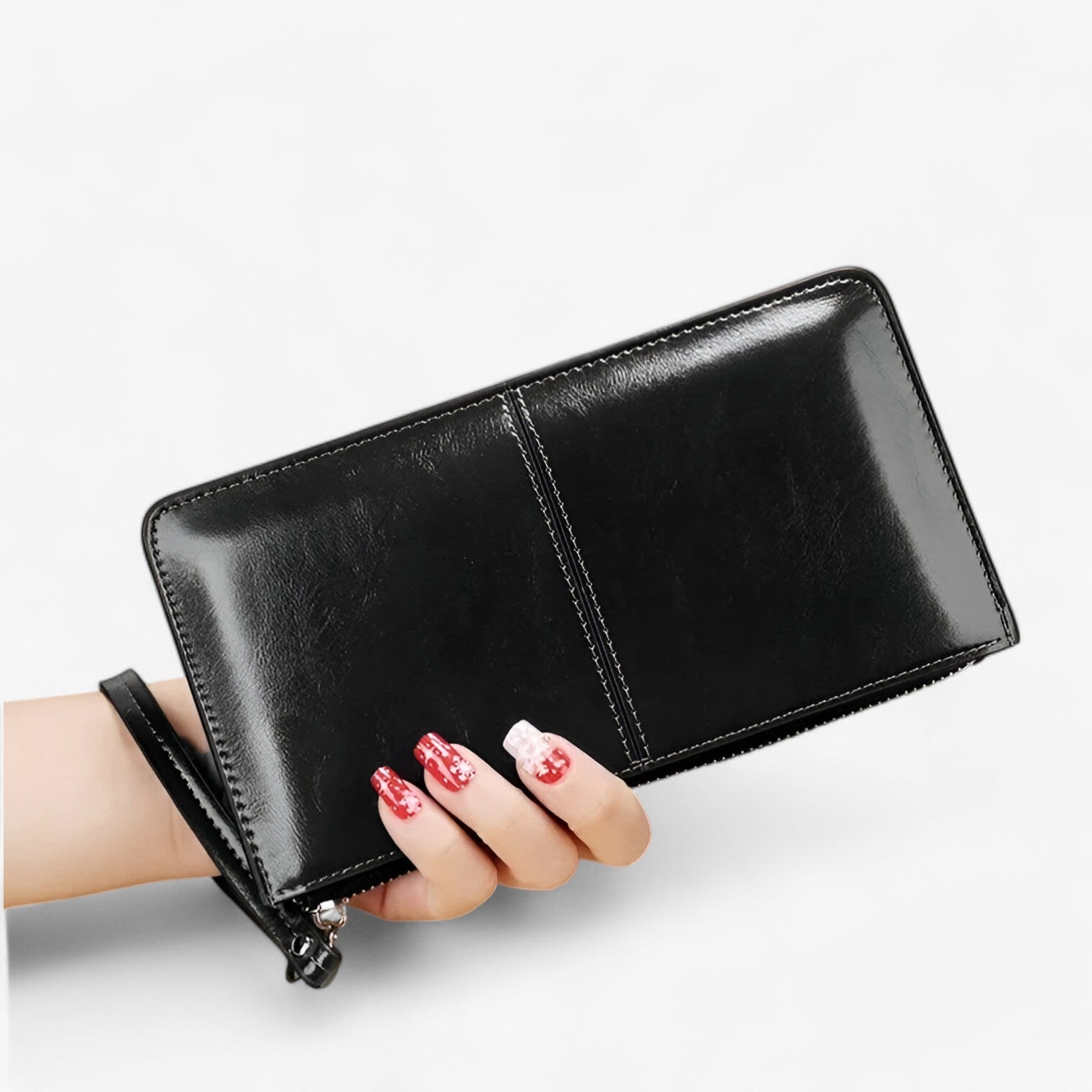 Darya | Borsa Vintage in PU Pelle – Grande Capacità e Stile Elegante per Donne - nero - accessories women wallet womens wallet - Concept Palermo