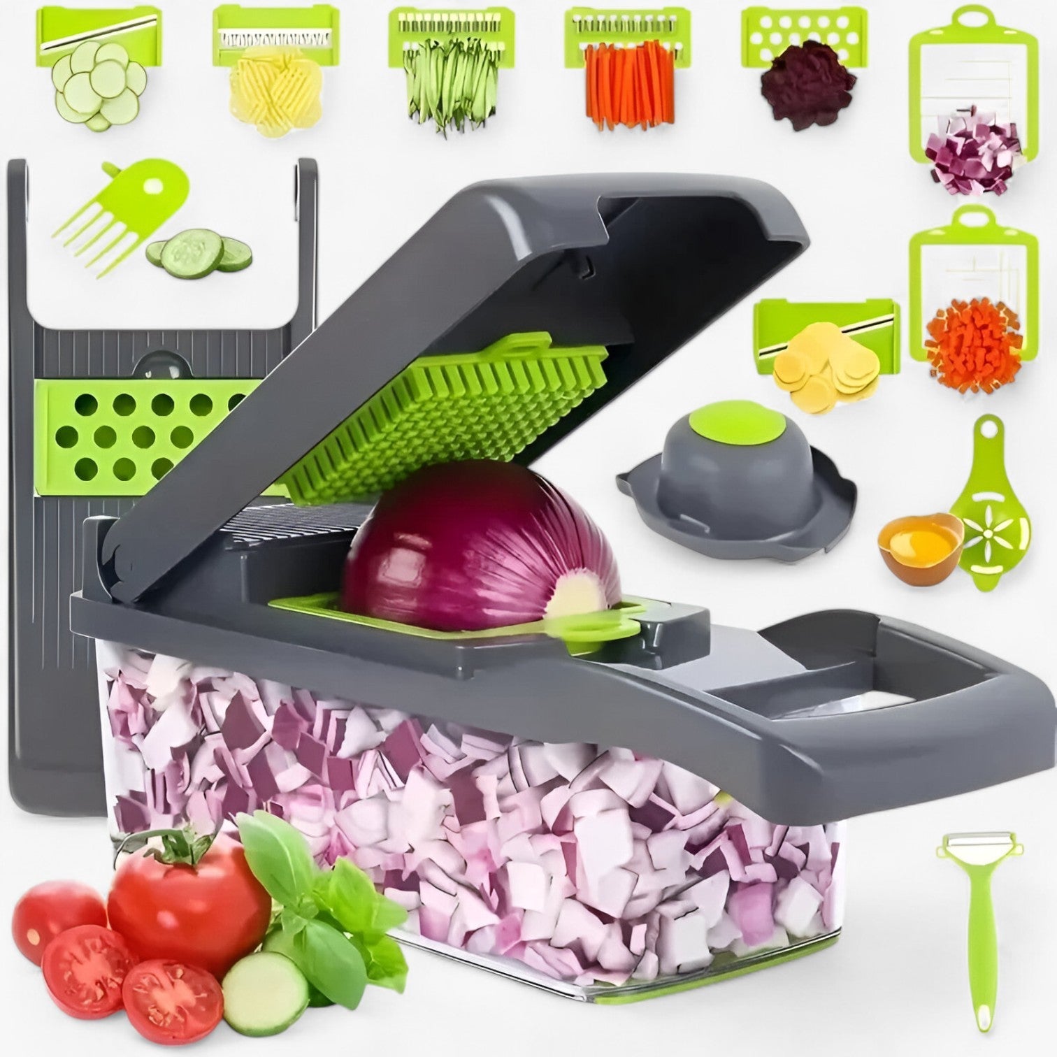 Maya | Affettaverdure versatile per una preparazione senza sforzo - - Kitchen kitchen accessory kitchen gadgets - Concept Palermo