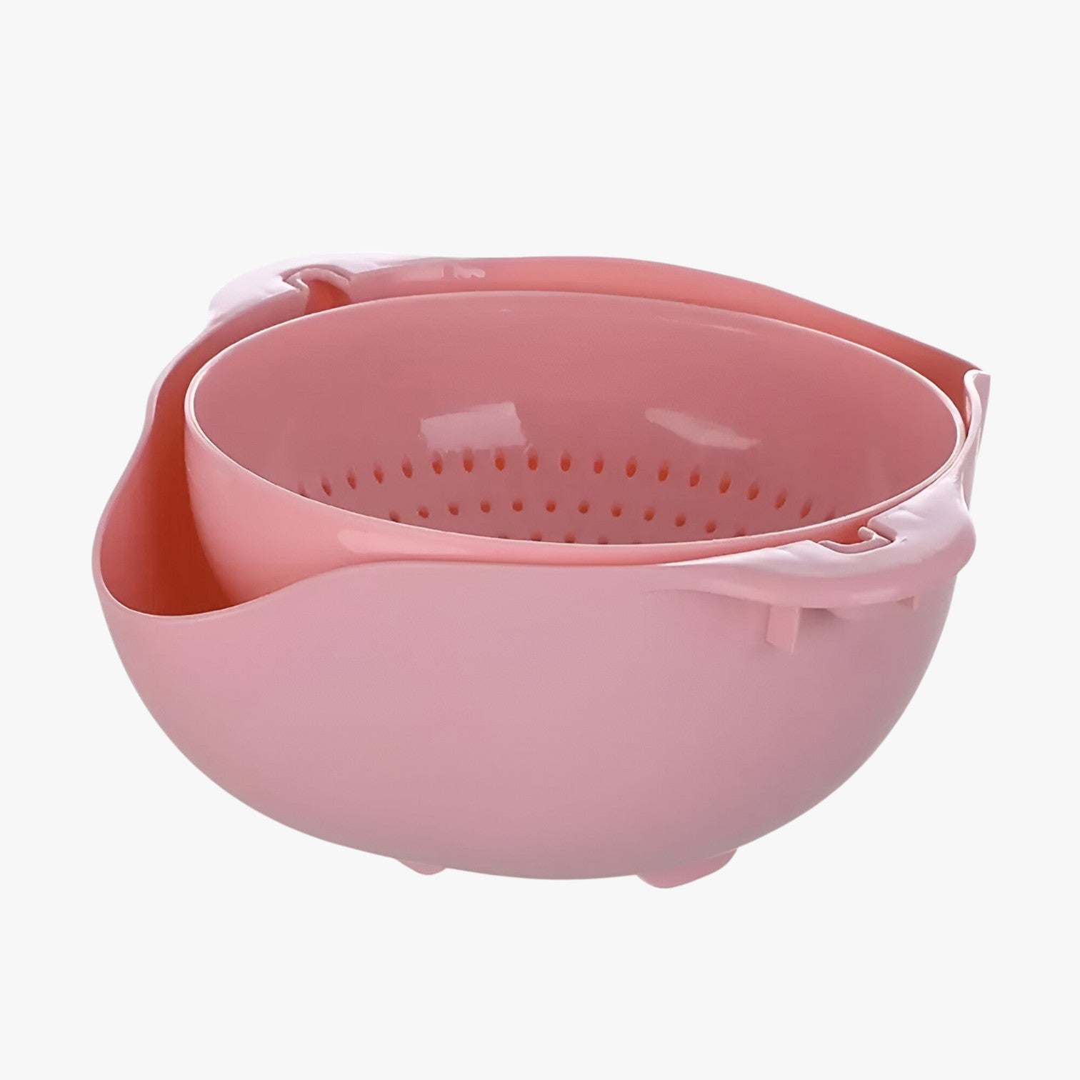 Araceli | Pratica cesta per drenare le verdure – Risciacquare e versare senza problemi - rosa - Kitchen kitchen accessory kitchen tools - Concept Palermo