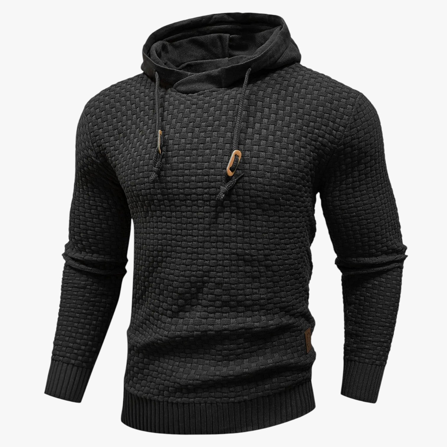 Aaron | Felpa con cappuccio oversize da uomo, casual e comoda, primaverile - Black - Sweater sweater men sweaters - Concept Palermo