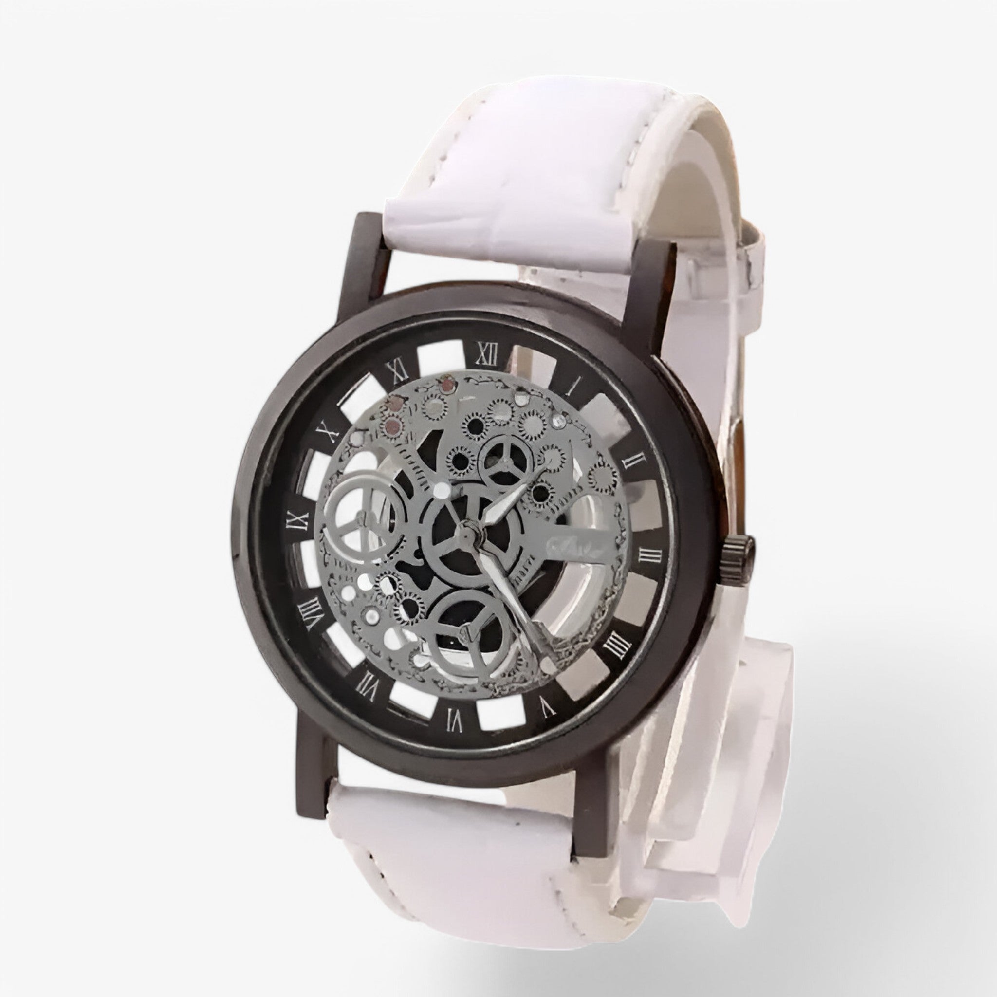 Oliver | Orologio al quarzo con cinturino in pelle e quadrante romano - nero bianco - - Concept Palermo