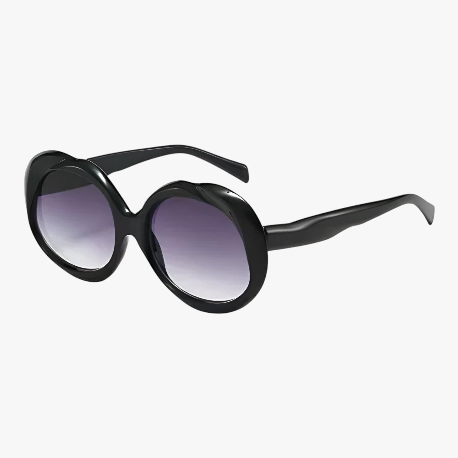 Camila | Occhiali da sole ovali in metallo UV400 - grigio doppio - Fashion Sunglasses sun glasses Sunglasses womens sun glasses - Concept Palermo