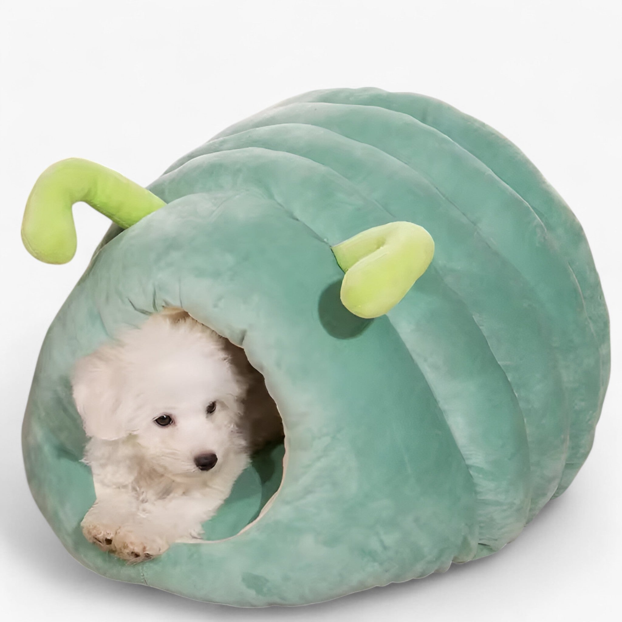 Frosty Haven | Letto per Animali Caldo e Accogliente in Pile con Tenda Invernale - - - Concept Palermo