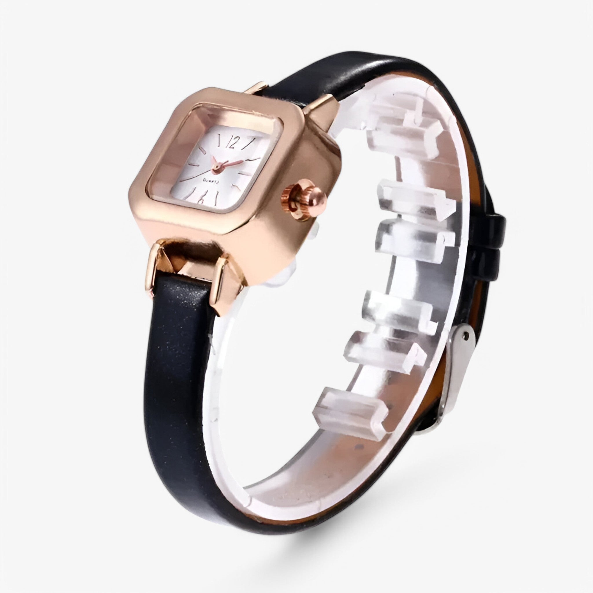 Portia | Orologio vintage elegante in pelle - - watch for women - Concept Palermo