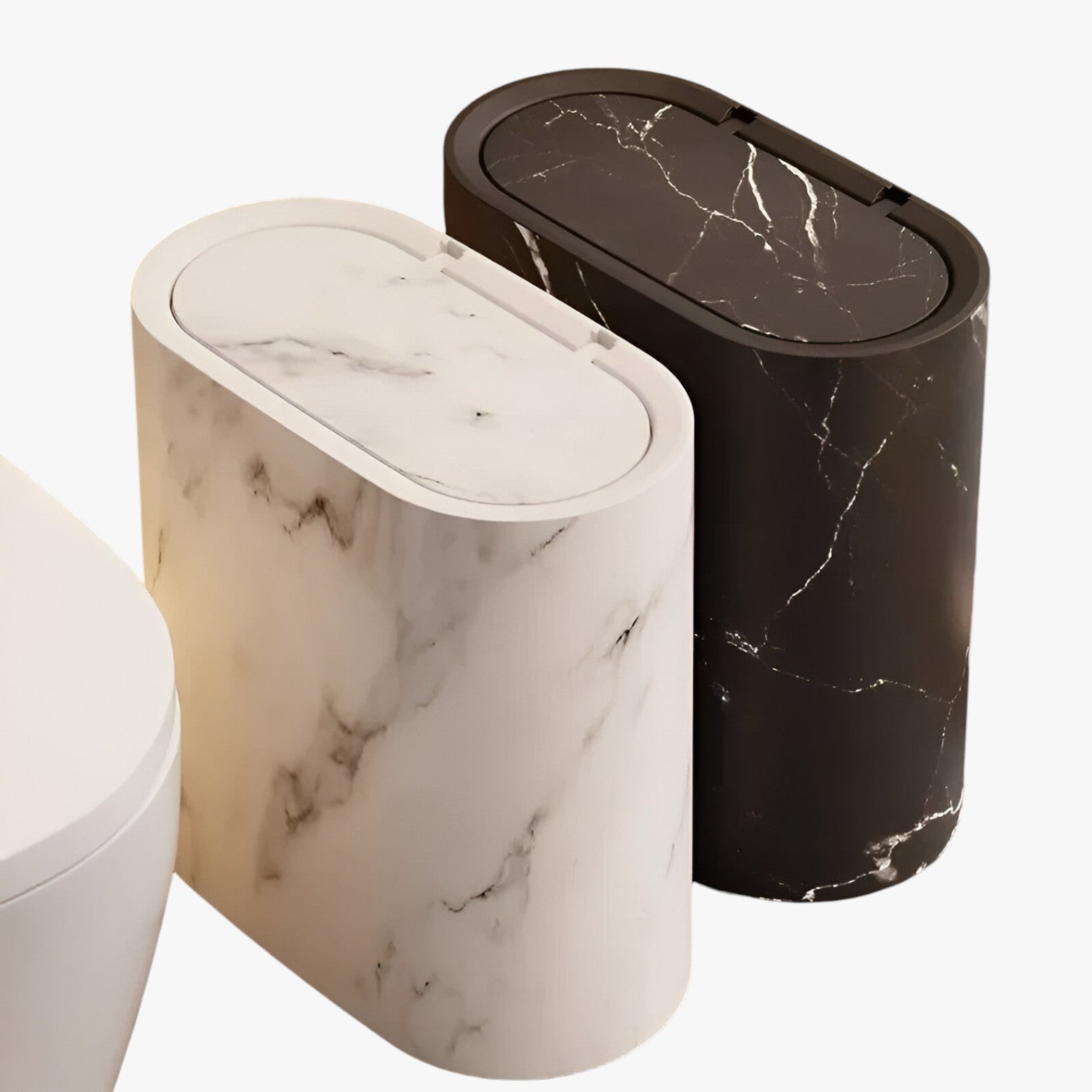 Skyla | Cestino Nordic in Marmo – Elegante, Sottile & Senza Odore - - bathroom - Concept Palermo