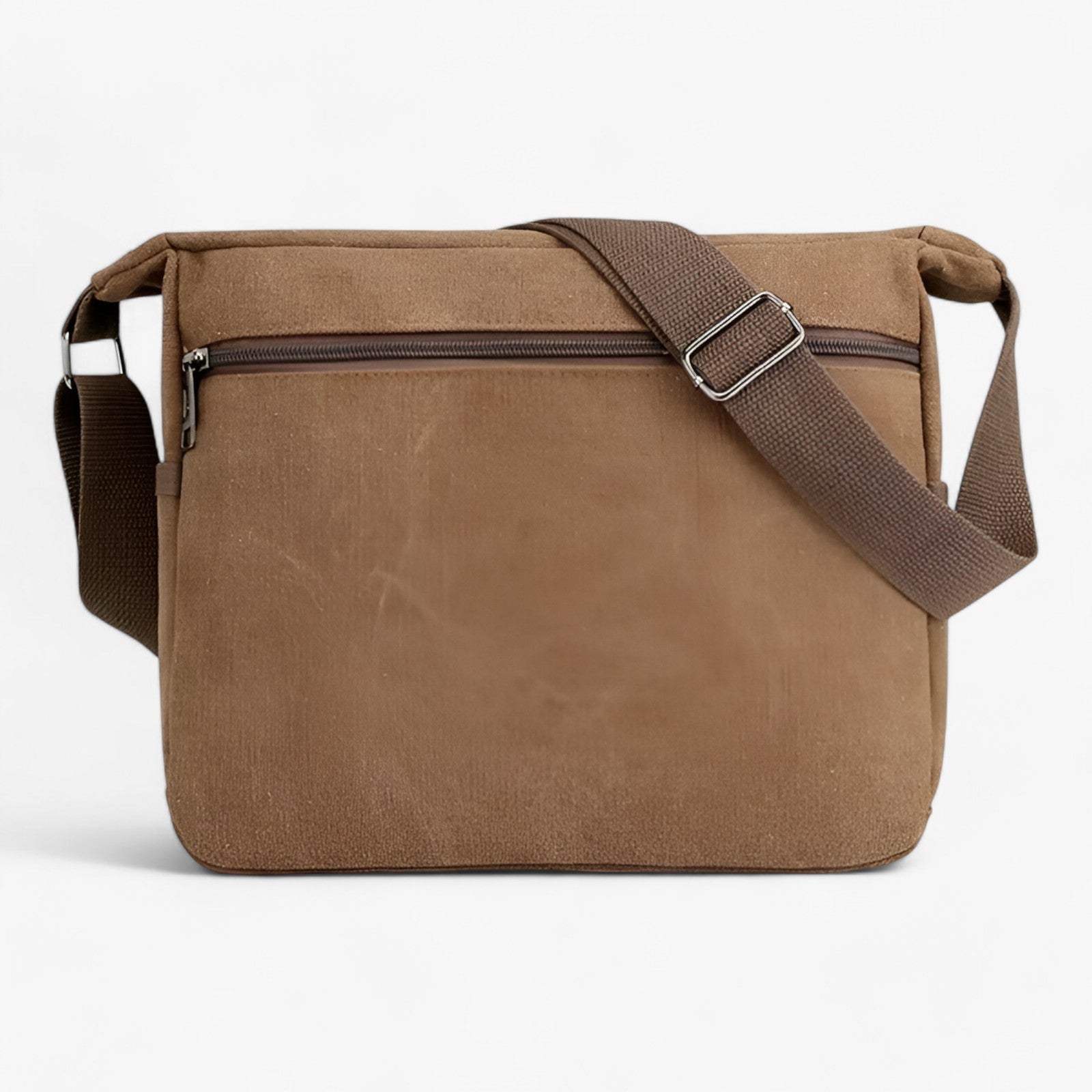 Max | Borsa a spalla multifunzionale in canvas per uomini - Caffè - bag mens bag Shoulder bags - Concept Palermo