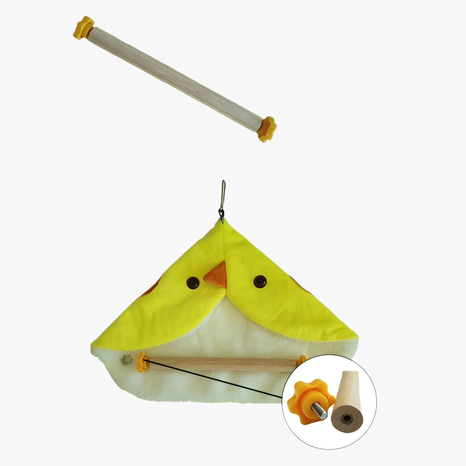 Ravenn | Amaca per uccelli morbida con tenda calda e rifugio coccola - - bird bird house birdproduct - Concept Palermo
