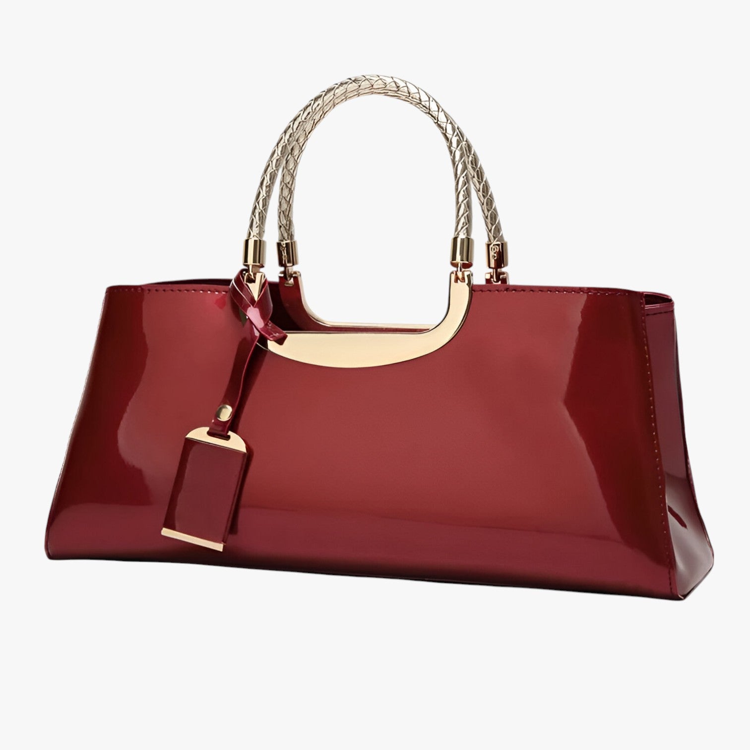 Adele | Borsa elegante in pelle leggera a spalla - Borgogna - bag Bags handbags women bags Women's handbags - Concept Palermo