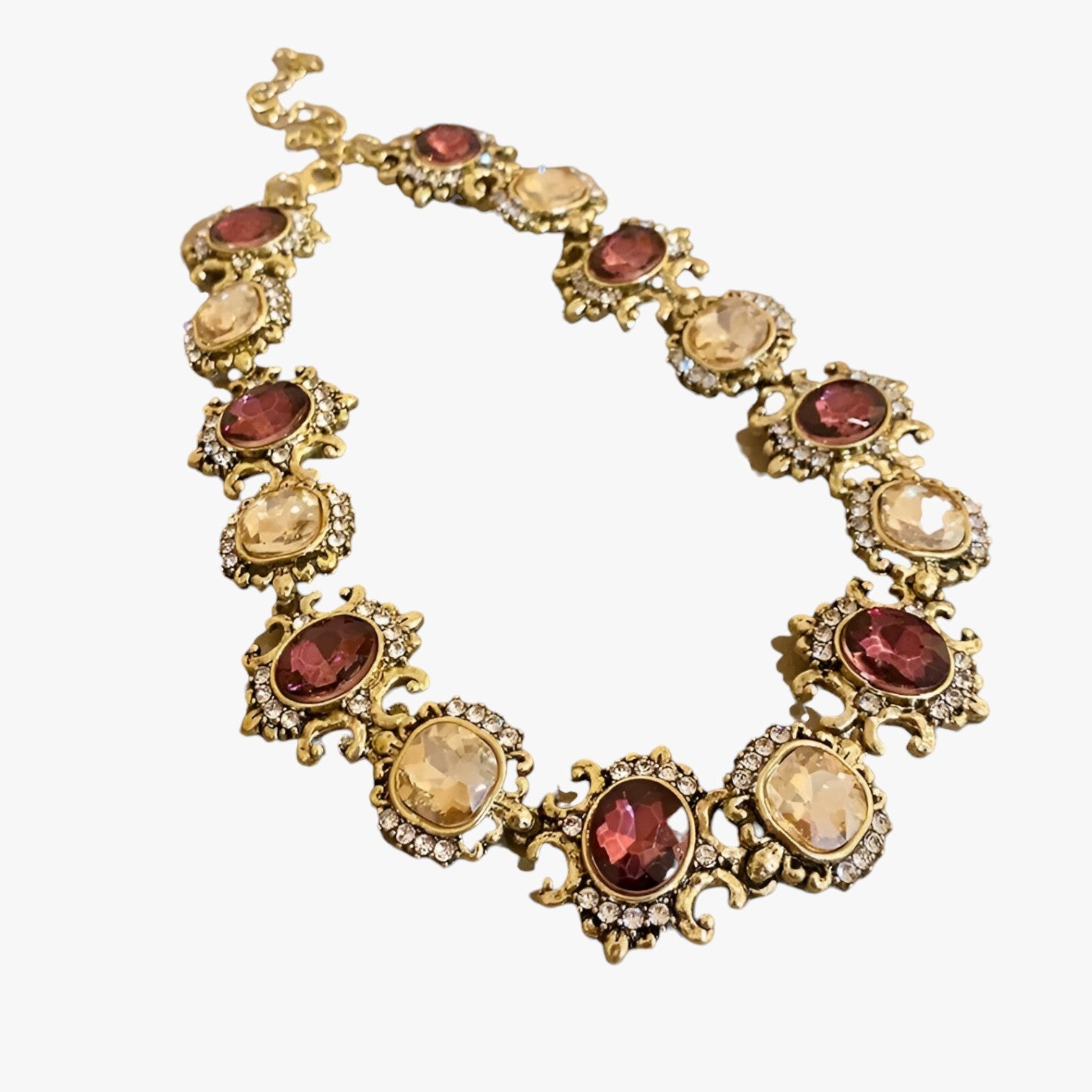 Kiara | Set di gioielli Patchwork Retro – Splendore senza tempo, stile raffinato - collana - elegant womens necklaces Fashion Necklaces Necklace Necklaces for Women - Concept Palermo