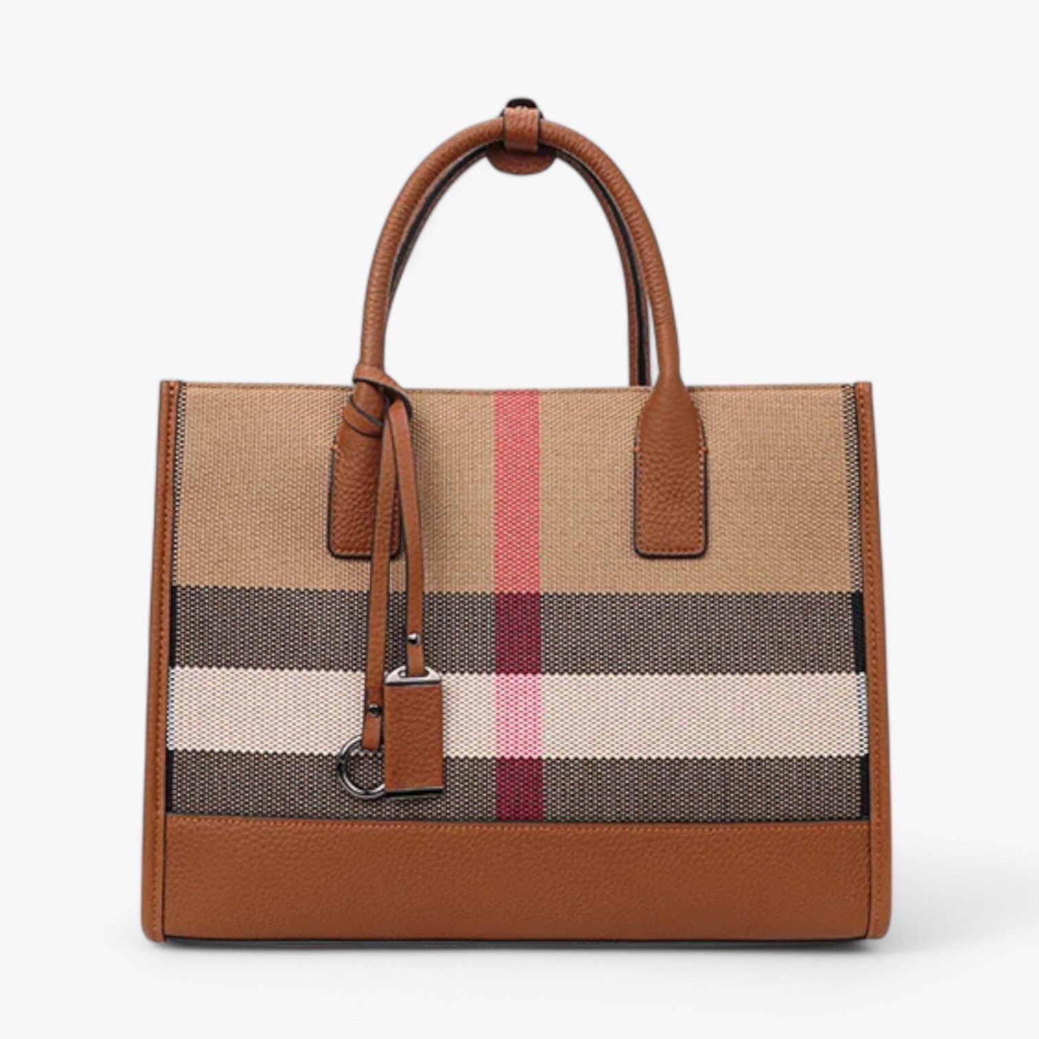 Stella | Elegante Borsa in Canvas a Righe - Spaziosa e Versatile - - bag Handbag women bag - Concept Palermo