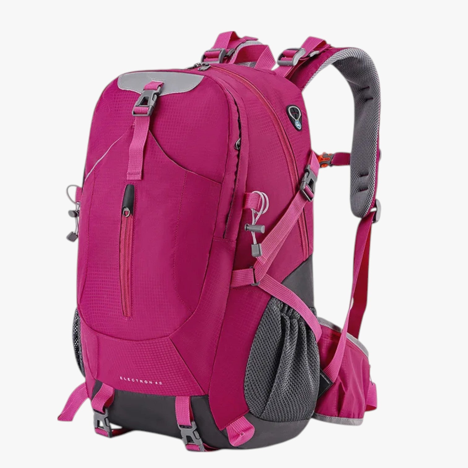 River | Zaino Trekking 40L con Coprizaino Impermeabile - Rosso Rosa - bag Bags bags for men men bag mens bag - Concept Palermo