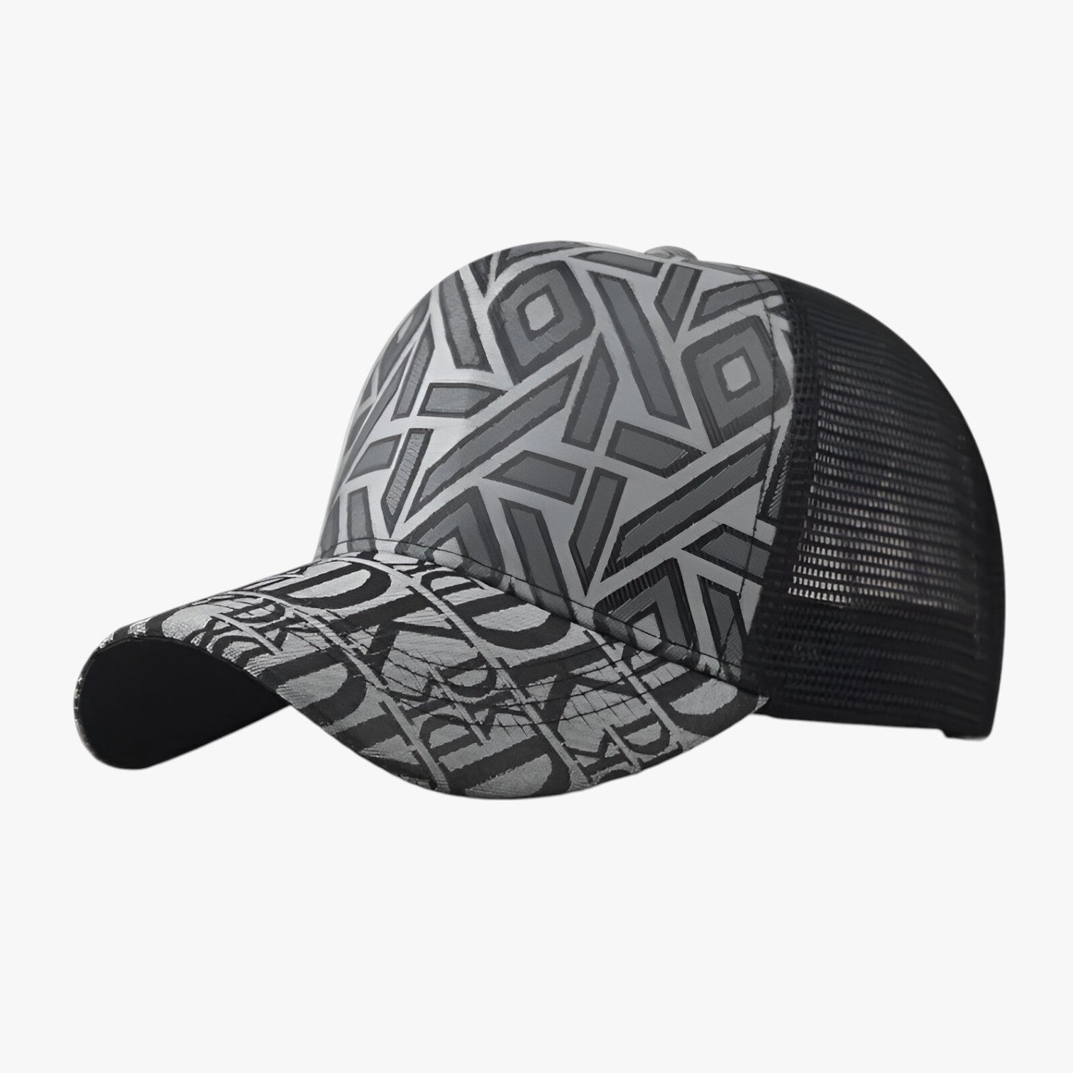 Elijah | Berretto piatto regolabile a quadri - grigio scuro 54-60cm - caps mens cap - Concept Palermo