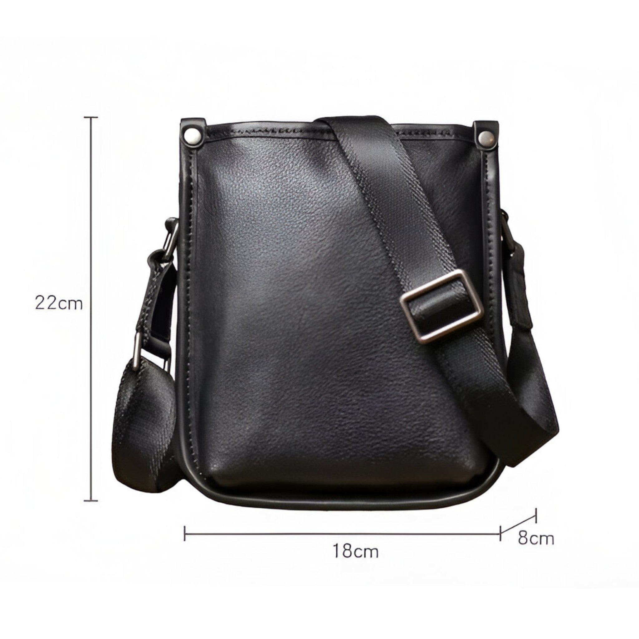 Nathan | Borsa a spalla - Modello in pelle versatile - - - Concept Palermo