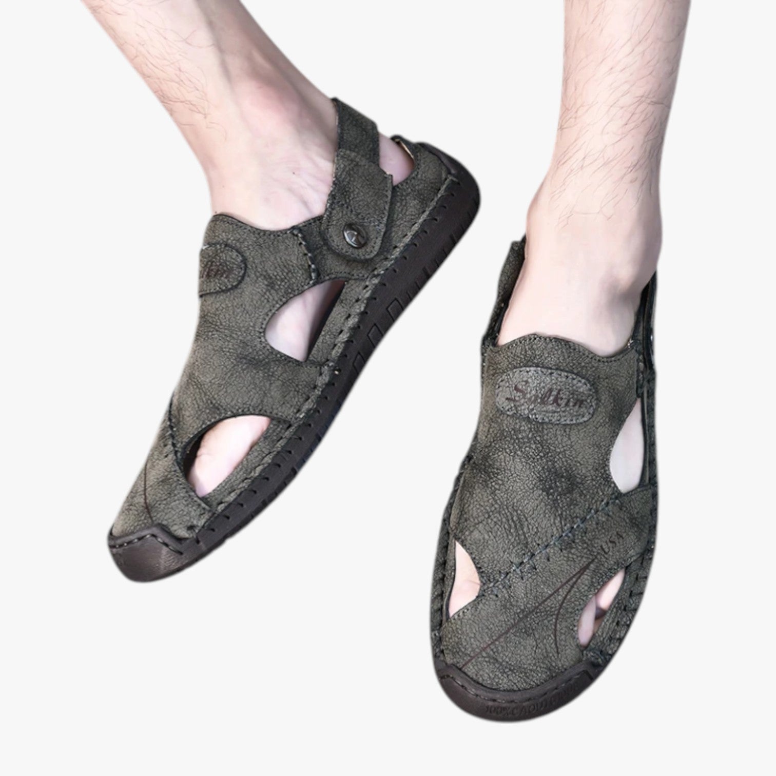 Owen | Sandali estivi da uomo - Pelle traspirante e suola antiscivolo per un tocco di stile - - casual sandals stylish sandals women sandals - Concept Palermo