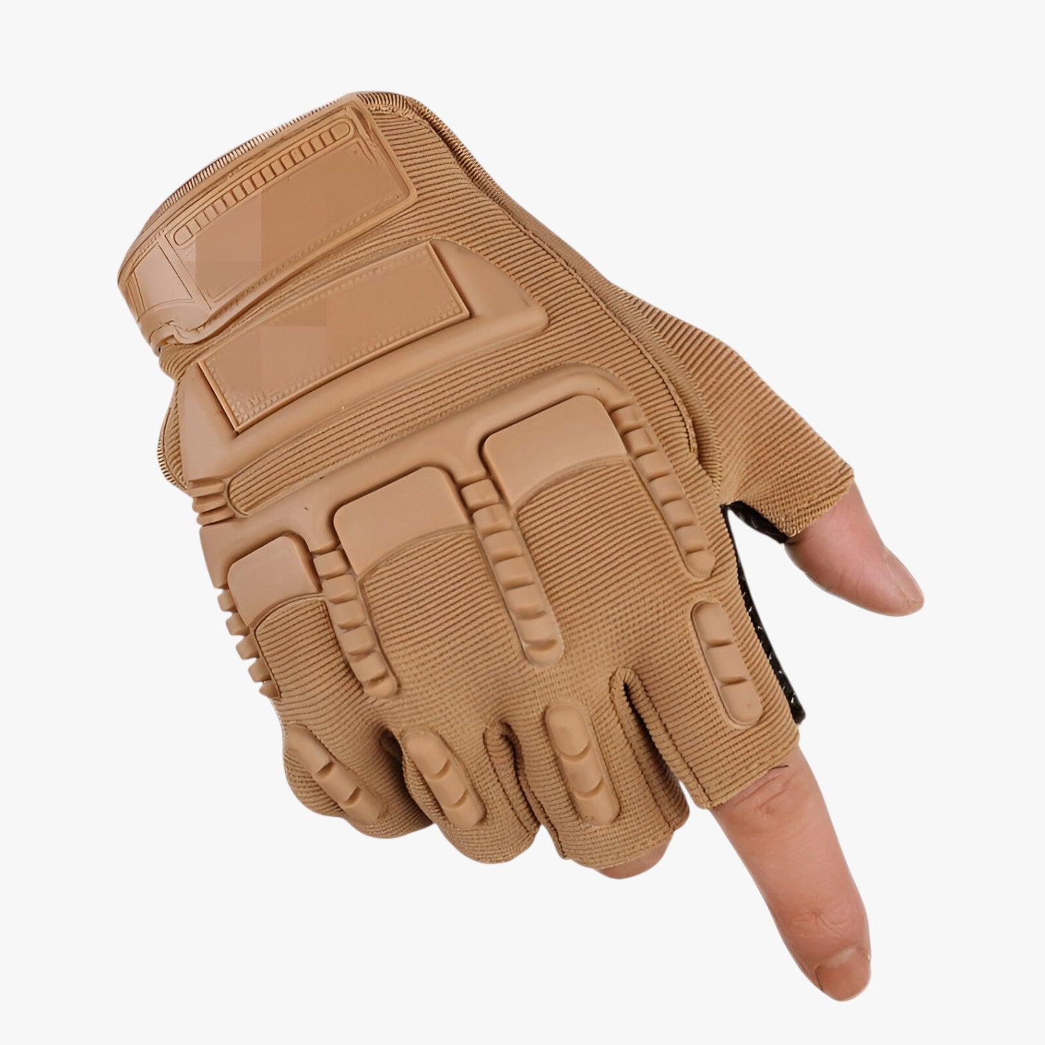 Joseph | Grip e Protezione: Guanti Tattili a Mezzo Dito - Khaki - gloves mens accessory - Concept Palermo