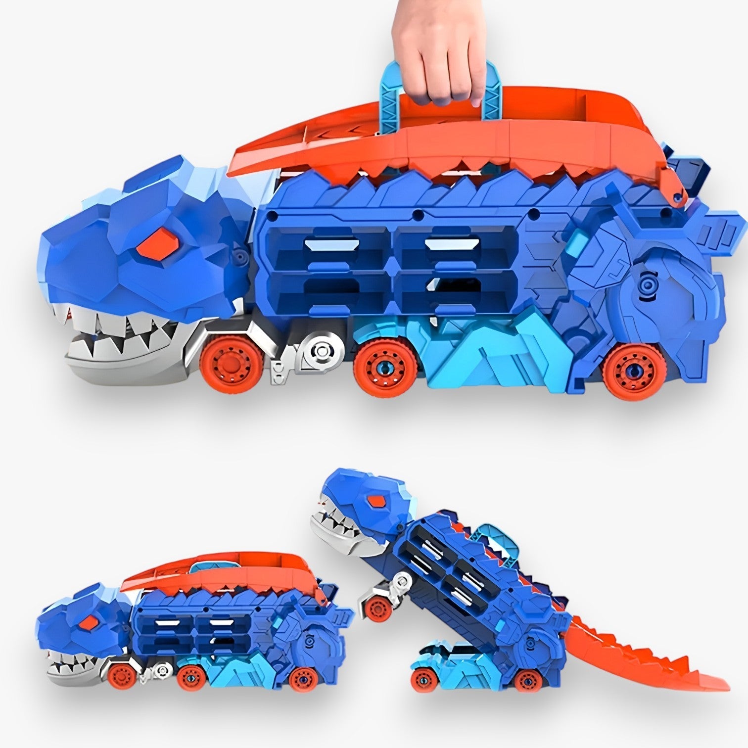 Camion Dinosaurio - Giocattolo Pieghevole Trasformabile - - toys toys & gifts toys for kids - Concept Palermo