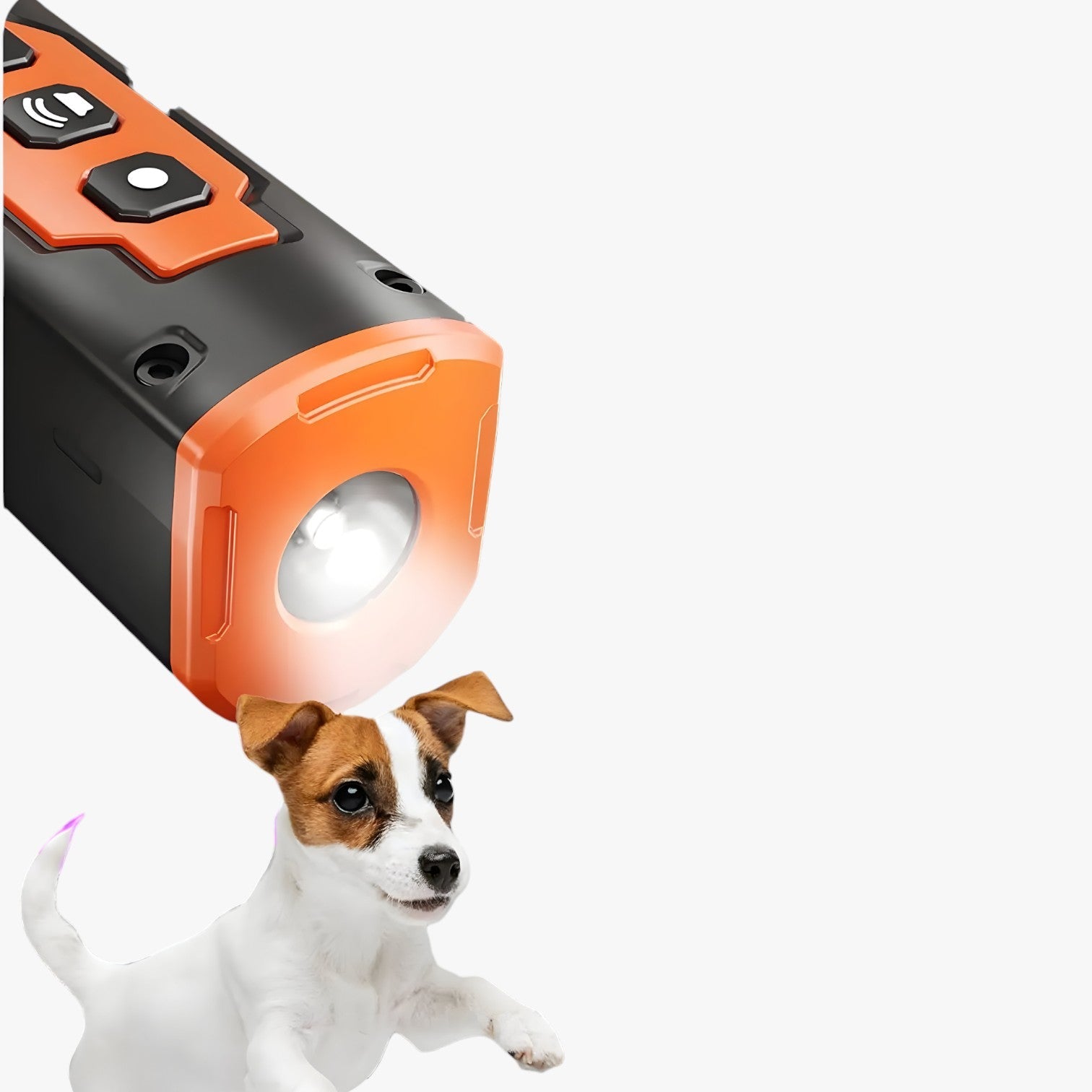 Amos | Dispositivo anti-abbaio ad ultrasuoni - ricaricabile con torcia LED - - dog DOG SUPPLIES pet PET SUPPLIES - Concept Palermo
