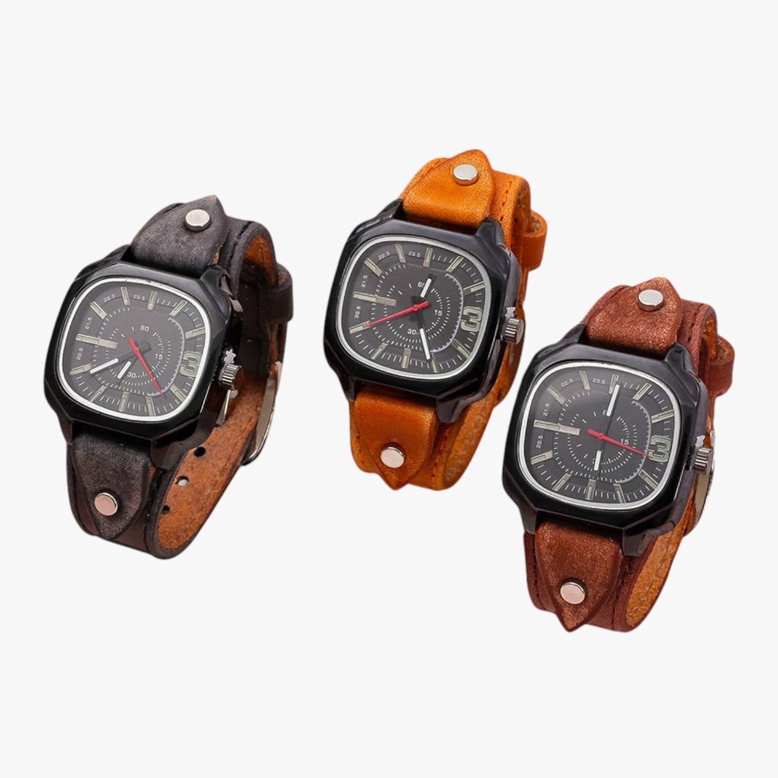 Lucca | Orologio vintage con cinturino in pelle - - watch watch for men watches - Concept Palermo