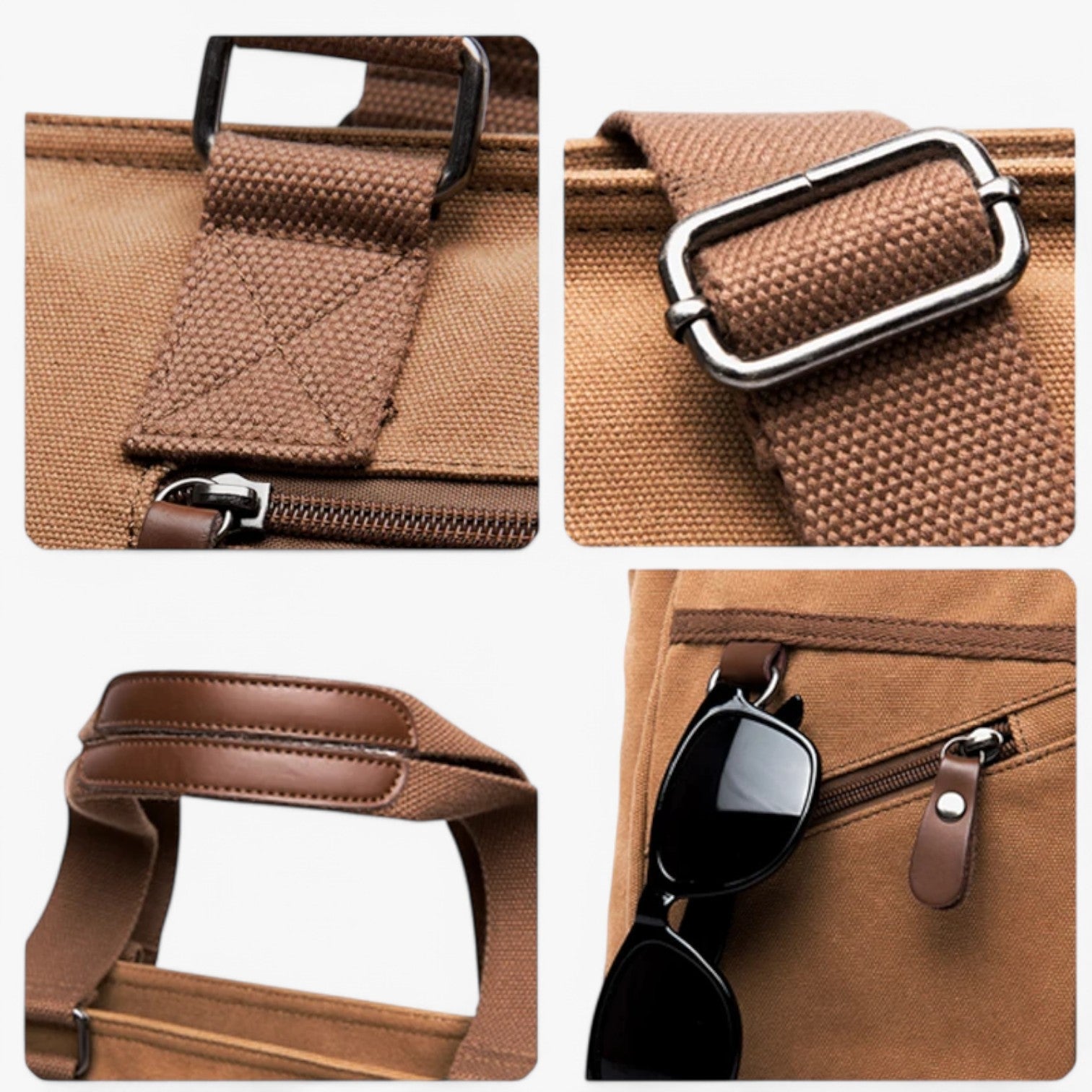 Brendan | Elegante e funzionale – Borsa a spalla in tela vintage - - Bags handbags mens bag - Concept Palermo