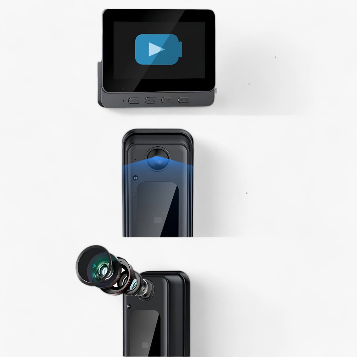 Nael | Campanello video wireless con lente grandangolare da 8MP - - camera gadget - Concept Palermo